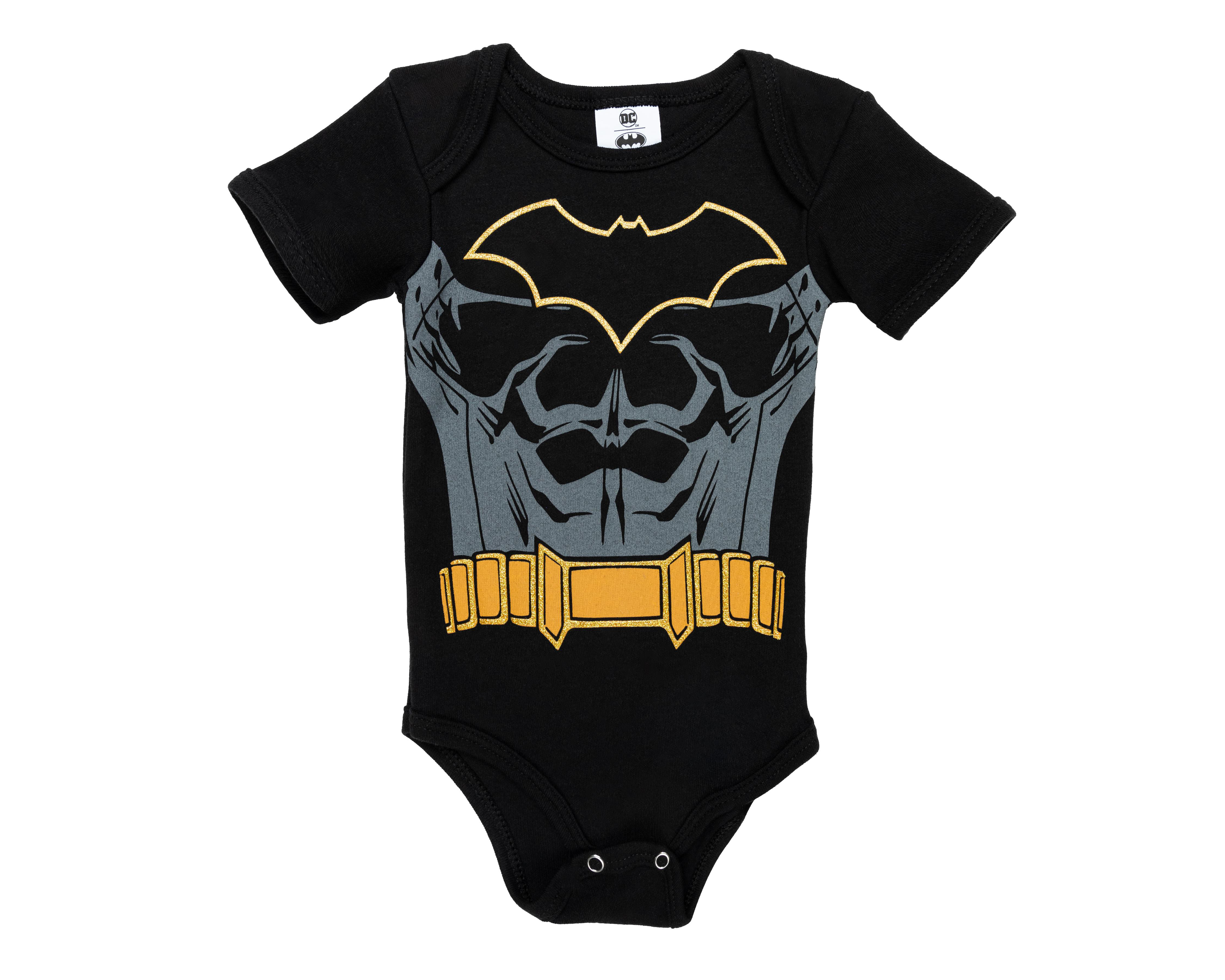 Foto 2 pulgar | Pañalero para Bebé Niño Batman de Algodón Negro