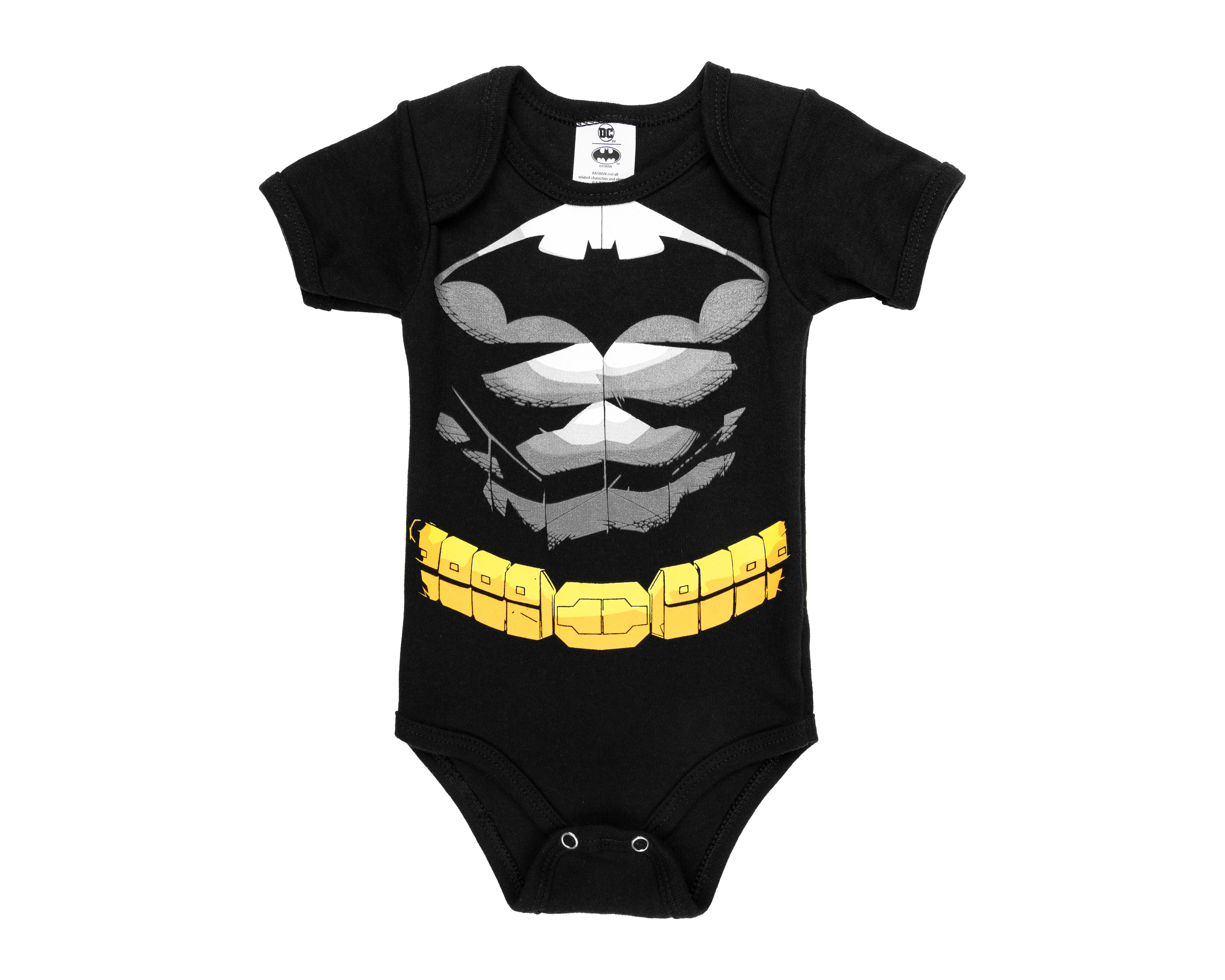 Pañalero para Bebé Niño Batman de Algodón Negro