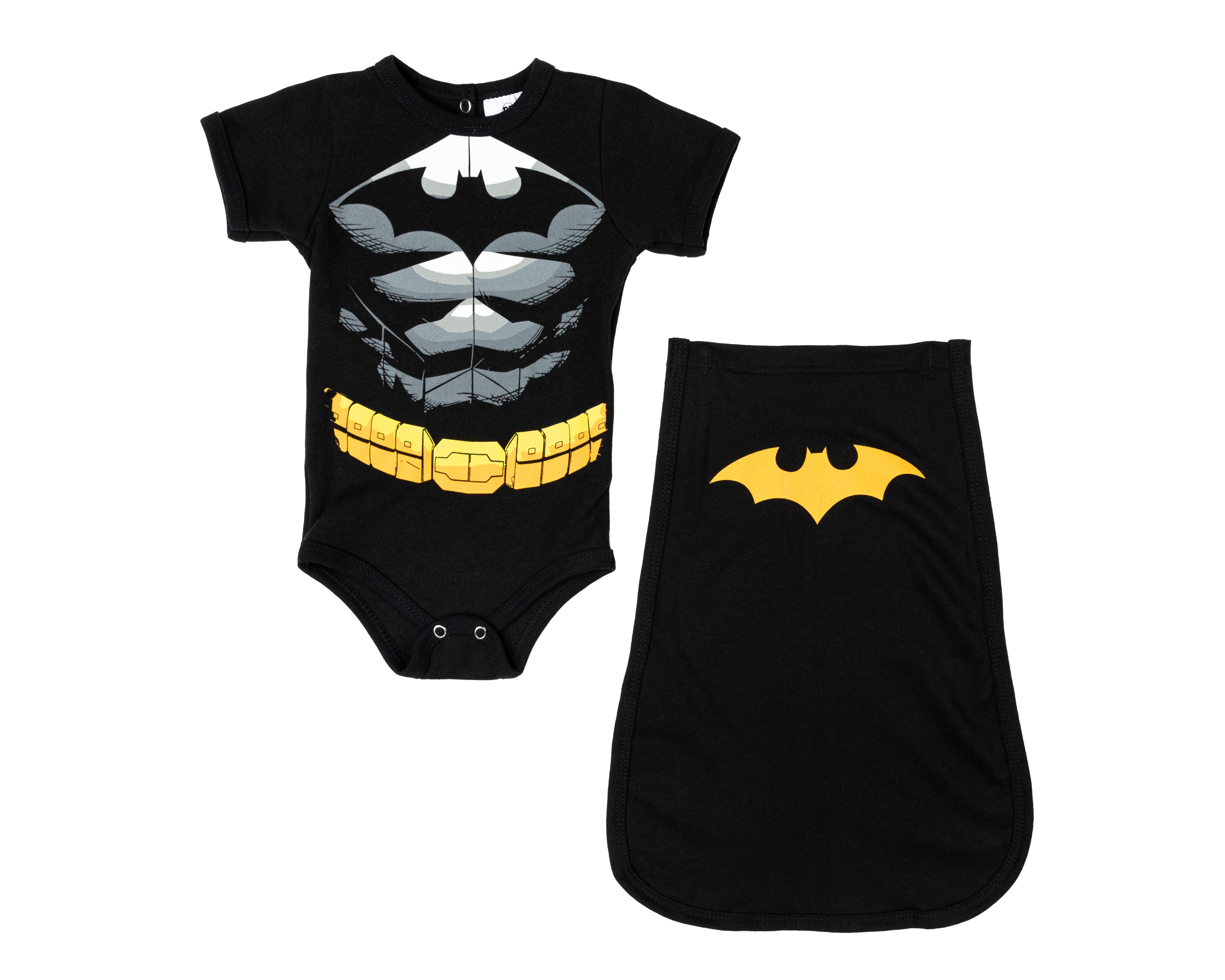 Foto 2 pulgar | Pañalero para Bebé Niño Batman de Algodón con Capa