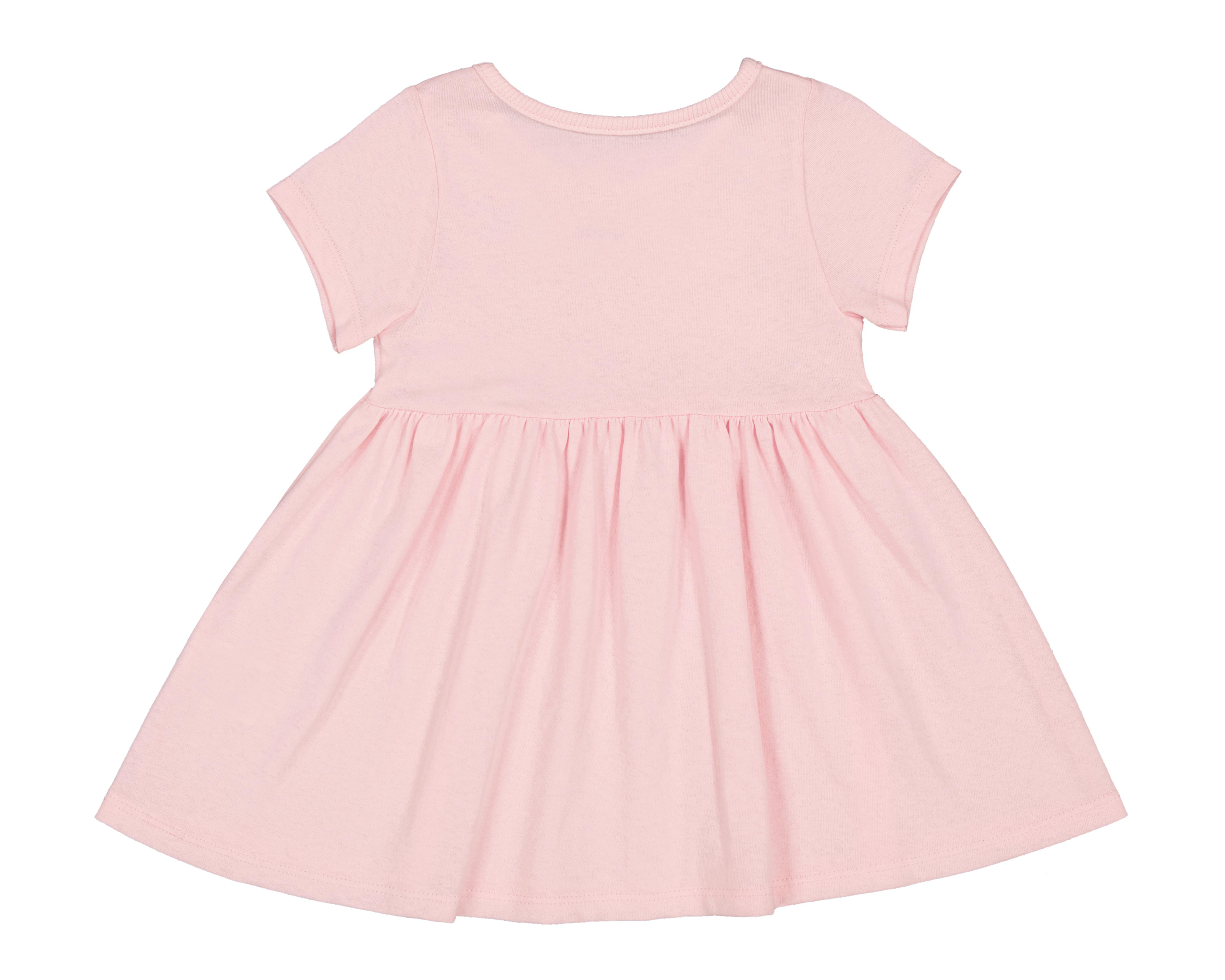 Foto 3 pulgar | Vestido para Bebé Niña Peanuts de Algodón Rosa
