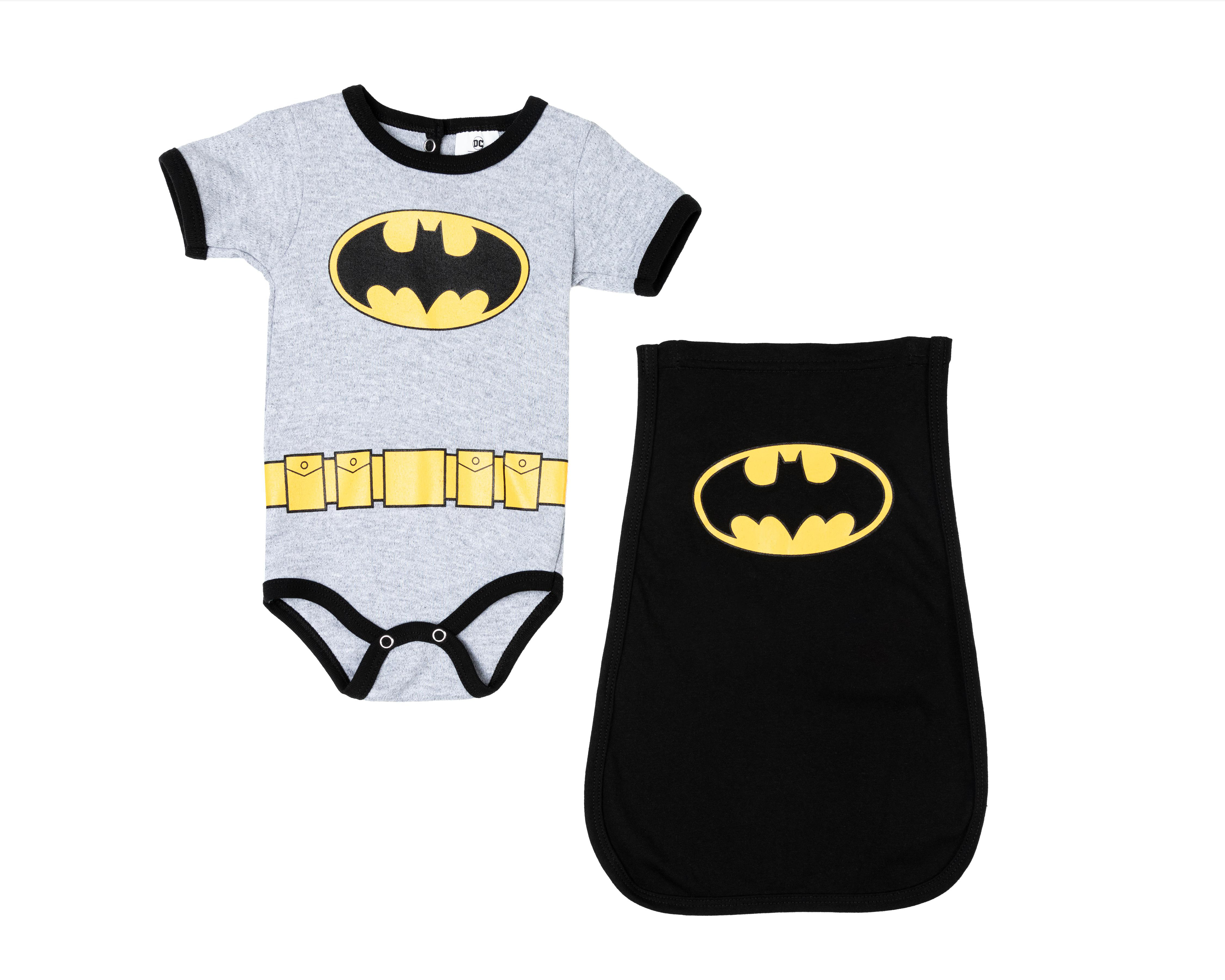 Pañalero para Bebé Niño Batman de Algodón con Capa