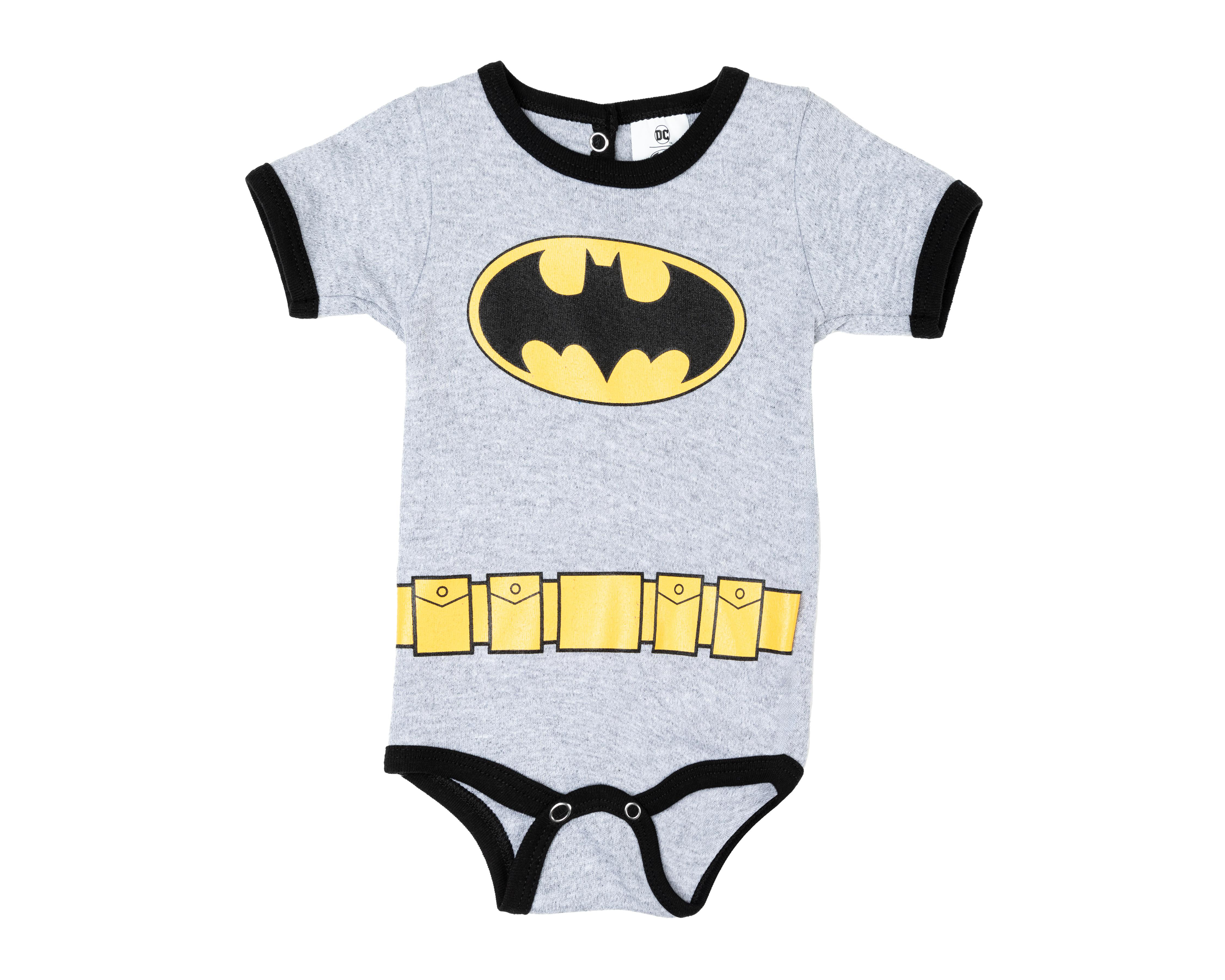 Foto 4 pulgar | Pañalero para Bebé Niño Batman de Algodón con Capa