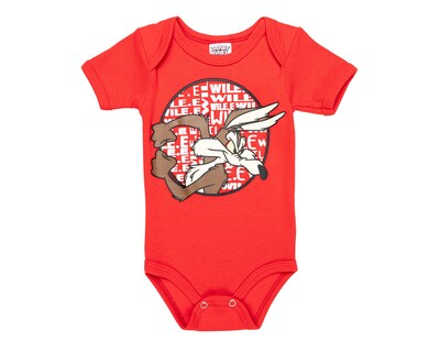 Foto 1 | Pañalero para Bebé Niño Looney Tunes de Algodón Rojo