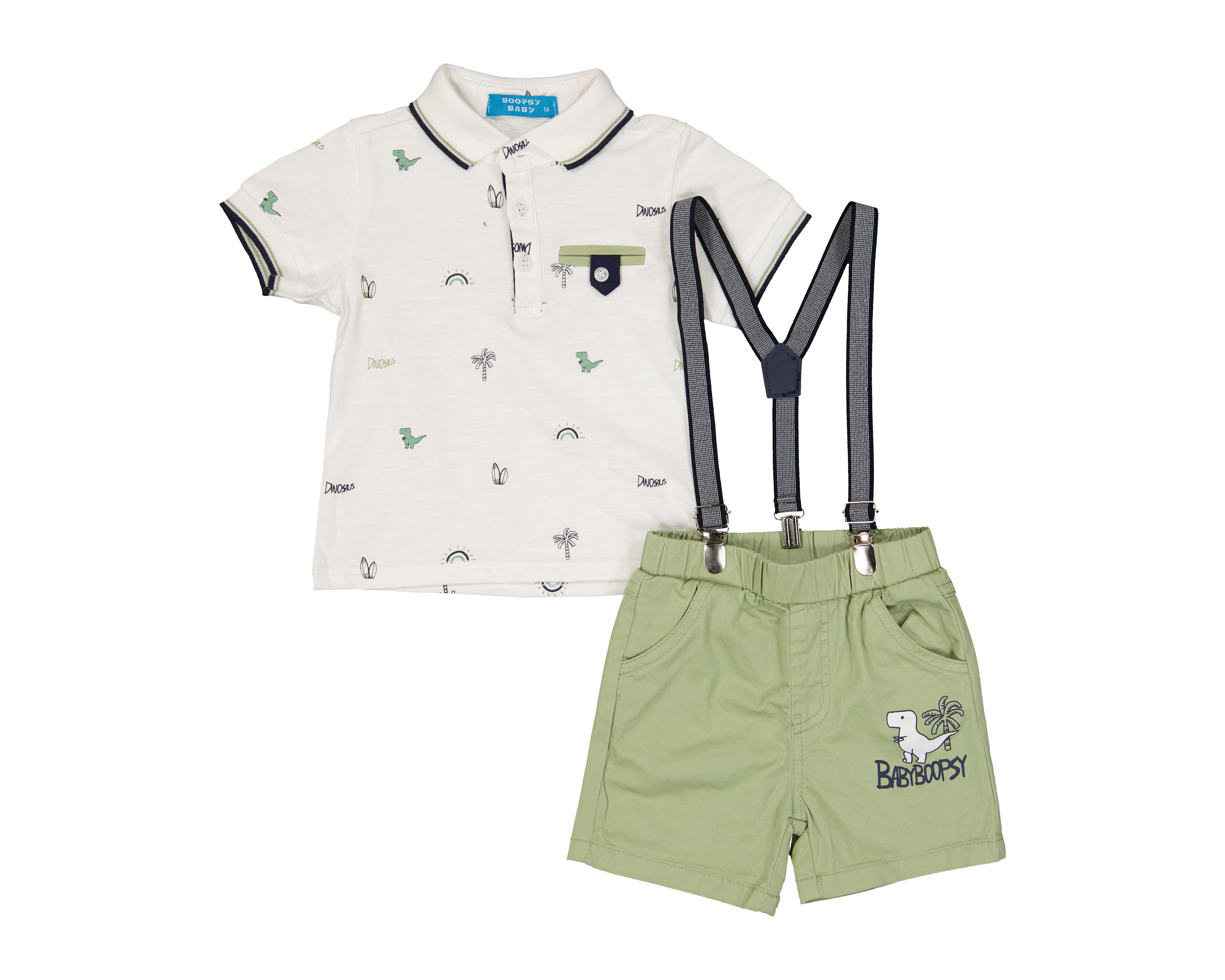 Foto 1 | Short y Playera de Algodón para Bebé Niño Boopsy