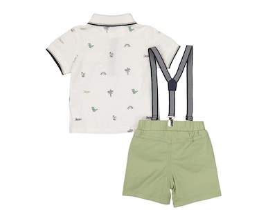 Foto 2 | Short y Playera de Algodón para Bebé Niño Boopsy