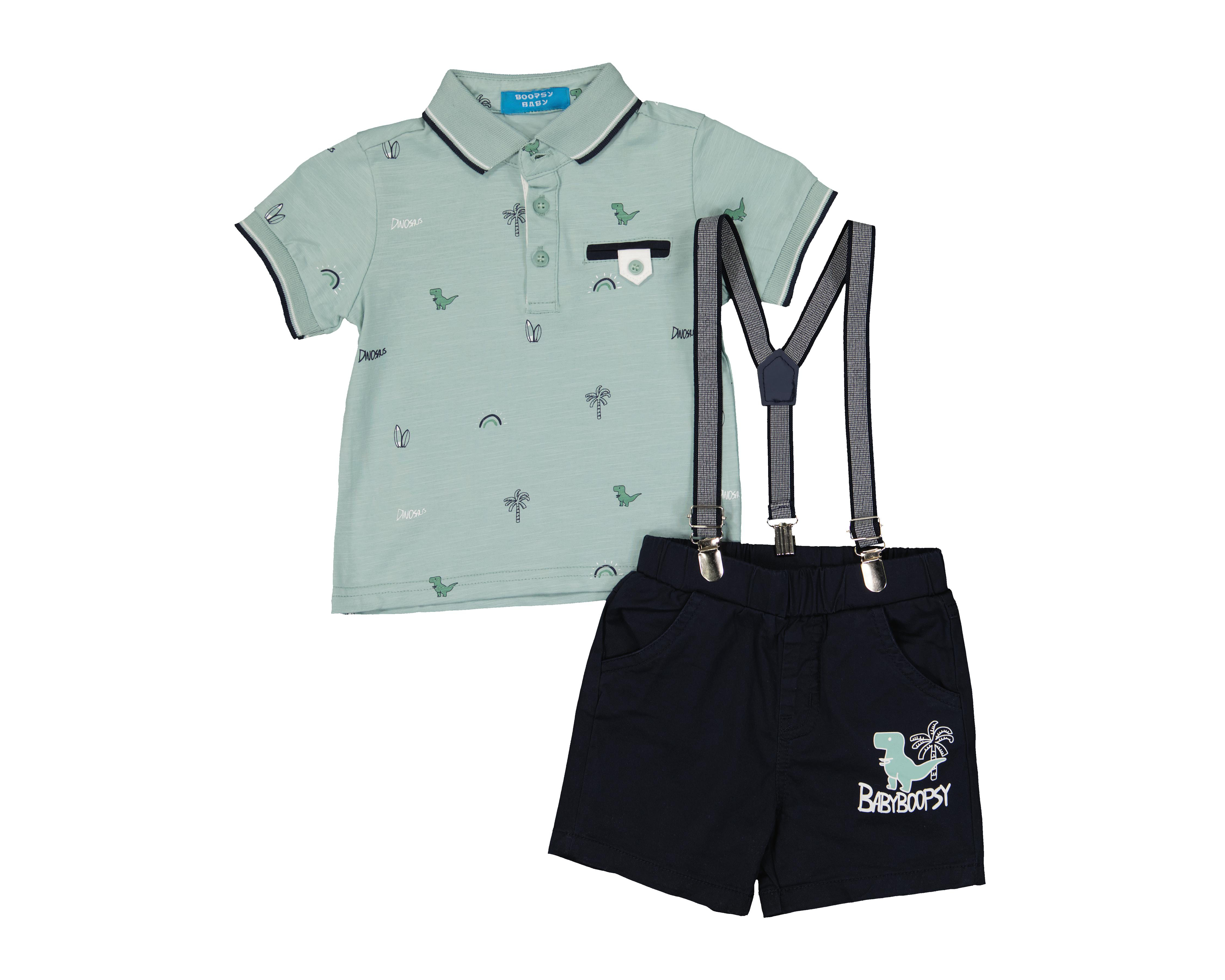 Foto 1 | Short y Playera de Algodón para Bebé Niño Boopsy