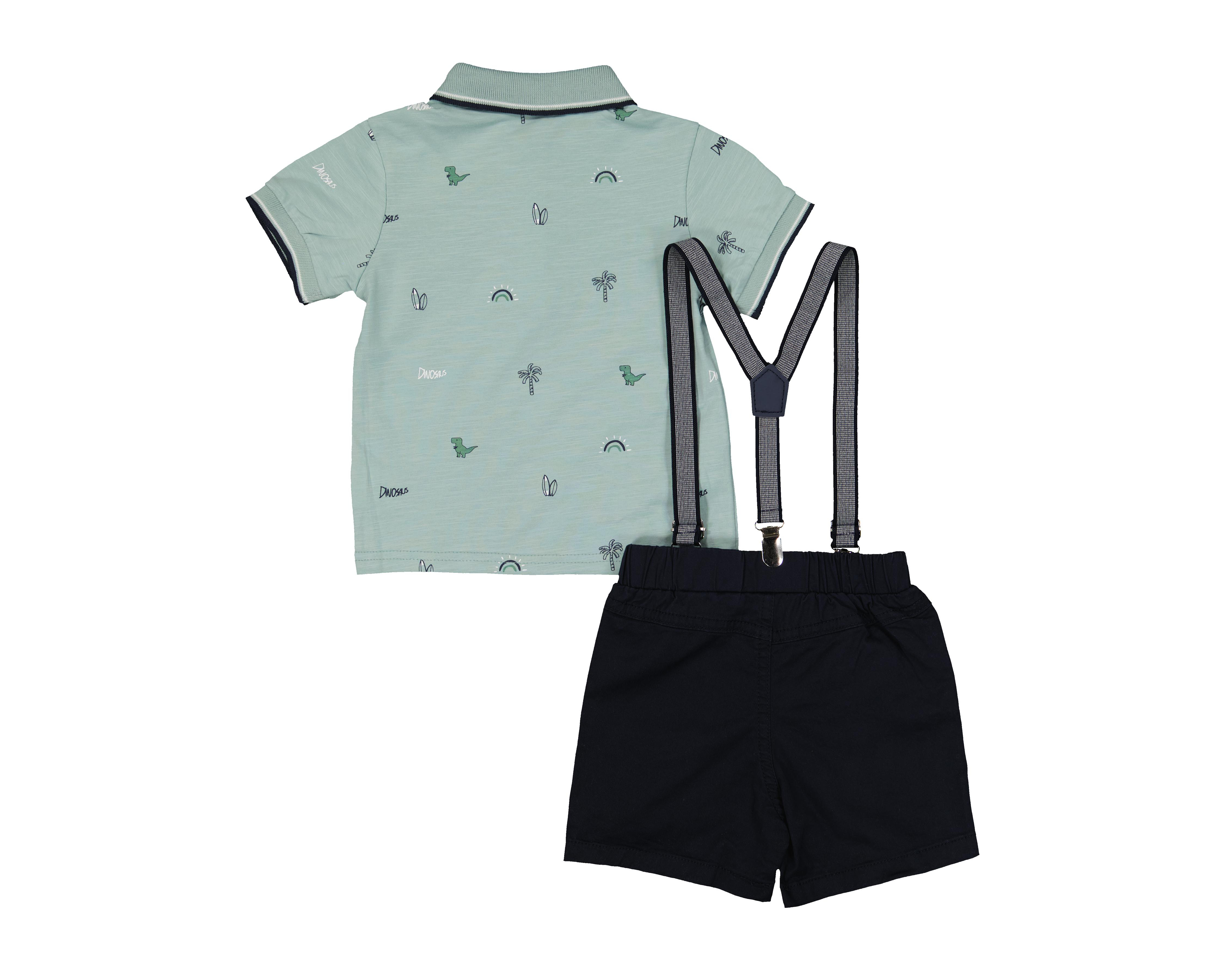 Foto 2 | Short y Playera de Algodón para Bebé Niño Boopsy