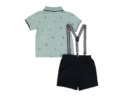 Foto 2 | Short y Playera de Algodón para Bebé Niño Boopsy