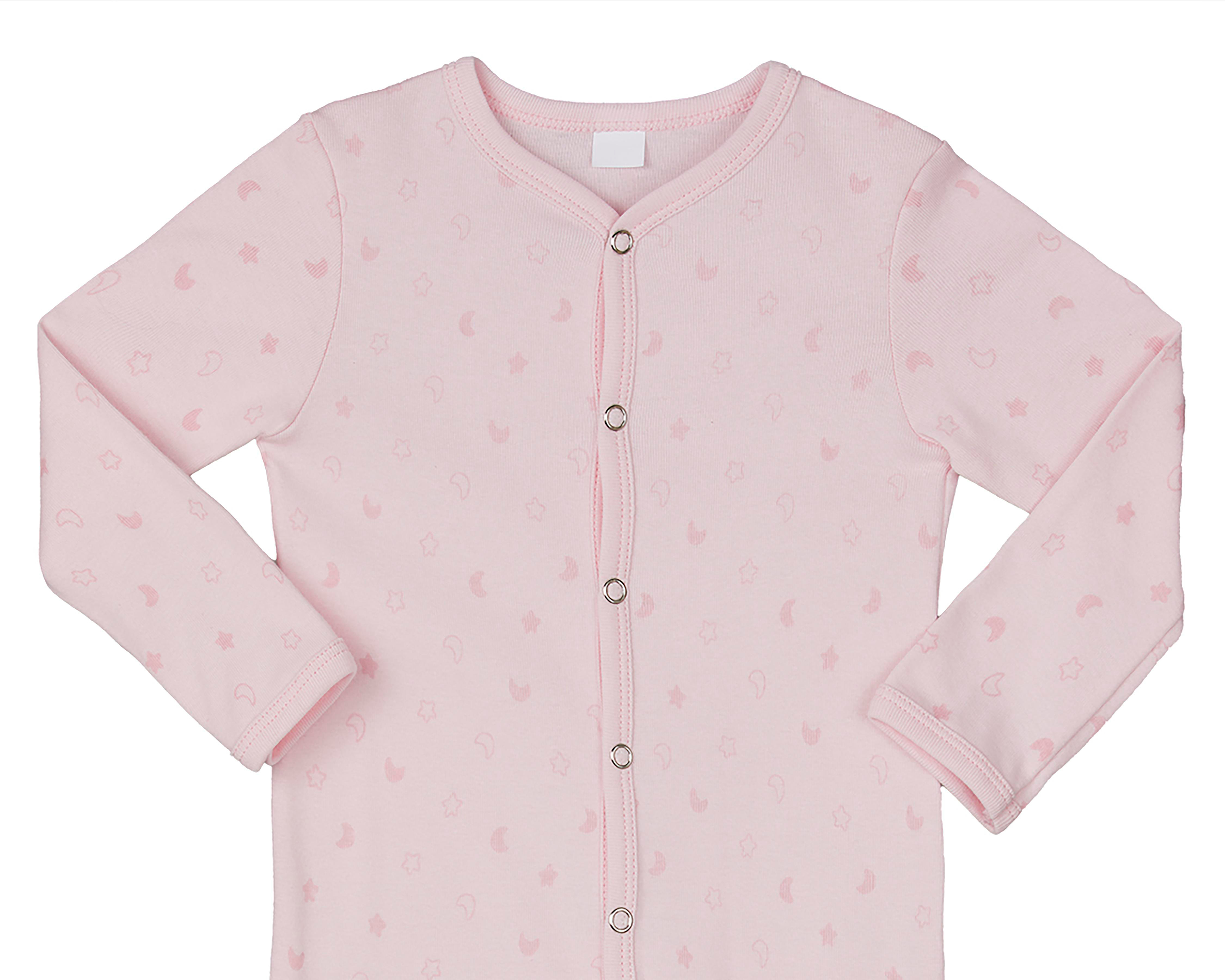 Foto 4 pulgar | Mameluco para Bebé Niña Baby Optima de Algodón Estampado