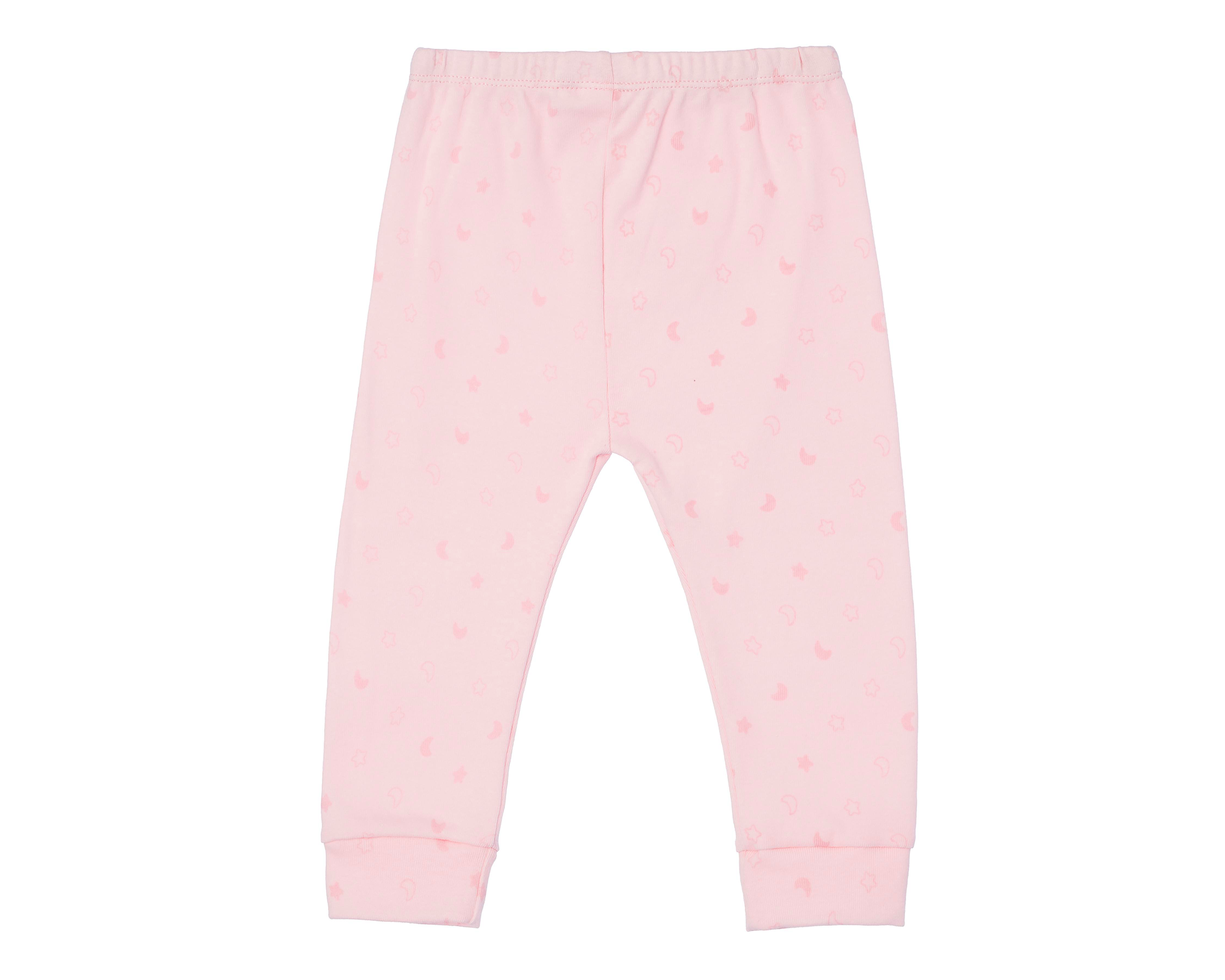 Foto 3 pulgar | Pantalón para Bebé Niña Baby Optima de Algodón Rosa