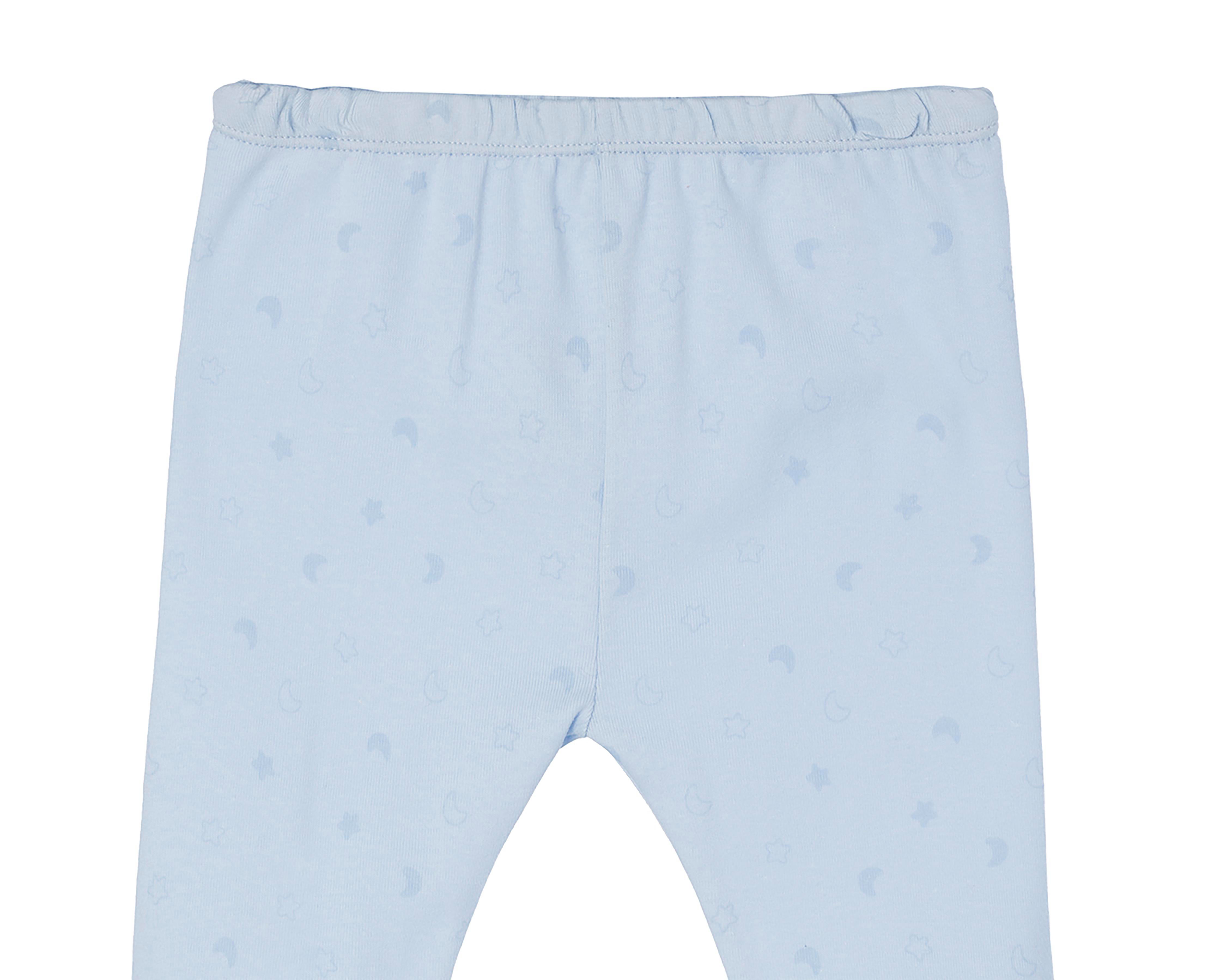 Foto 4 pulgar | Pantalón para Bebé Baby Optima de Algodón Azul