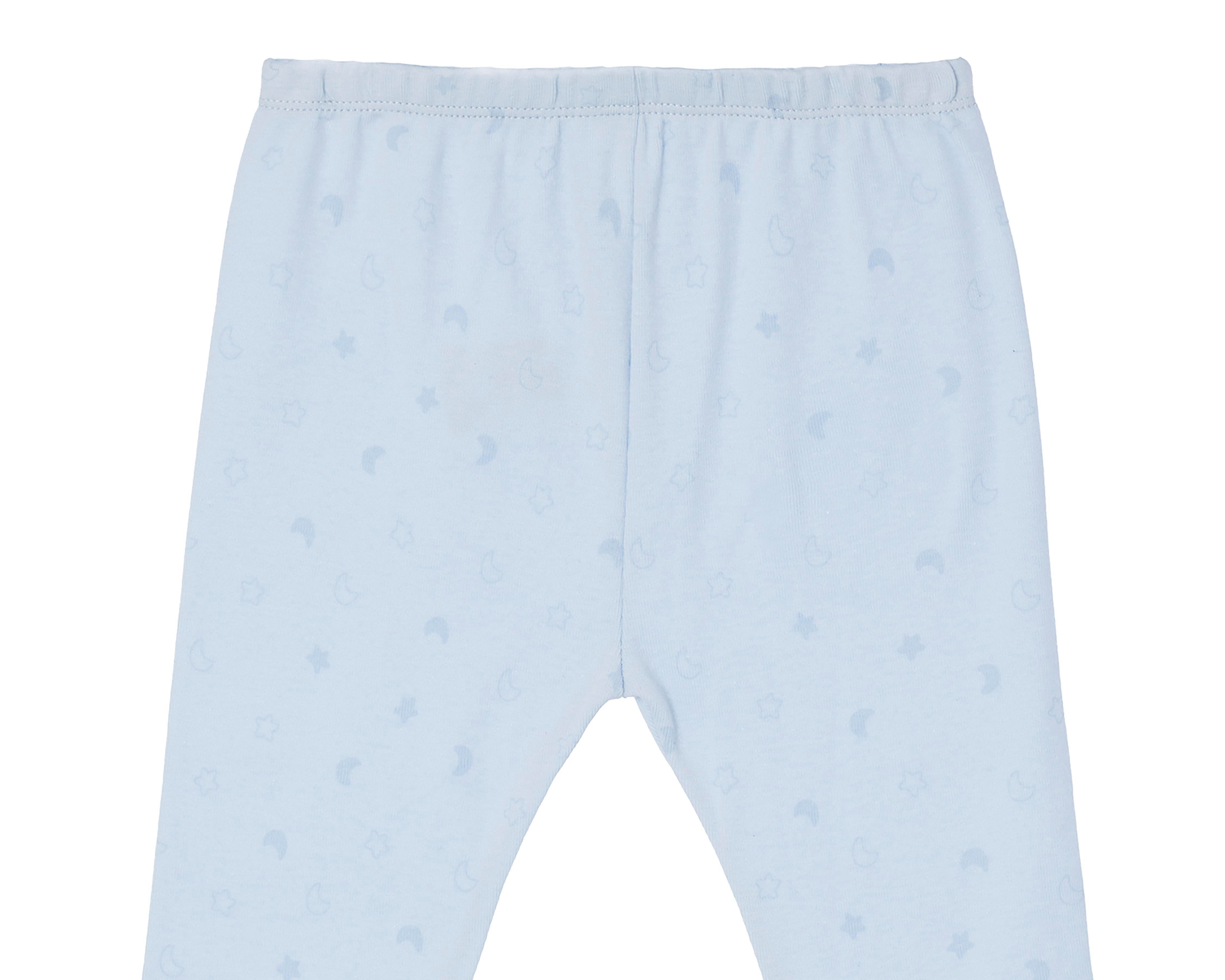 Foto 4 pulgar | Pantalón para Bebé Baby Optima de Algodón Azul