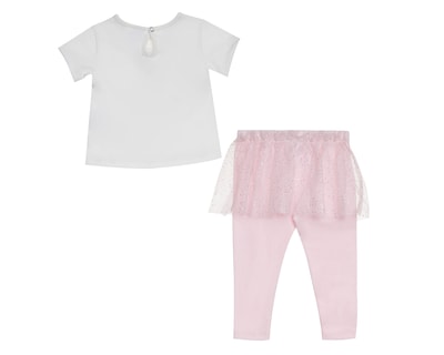 Foto 2 | Playera y Pantalón para Bebé Niña Baby Optima
