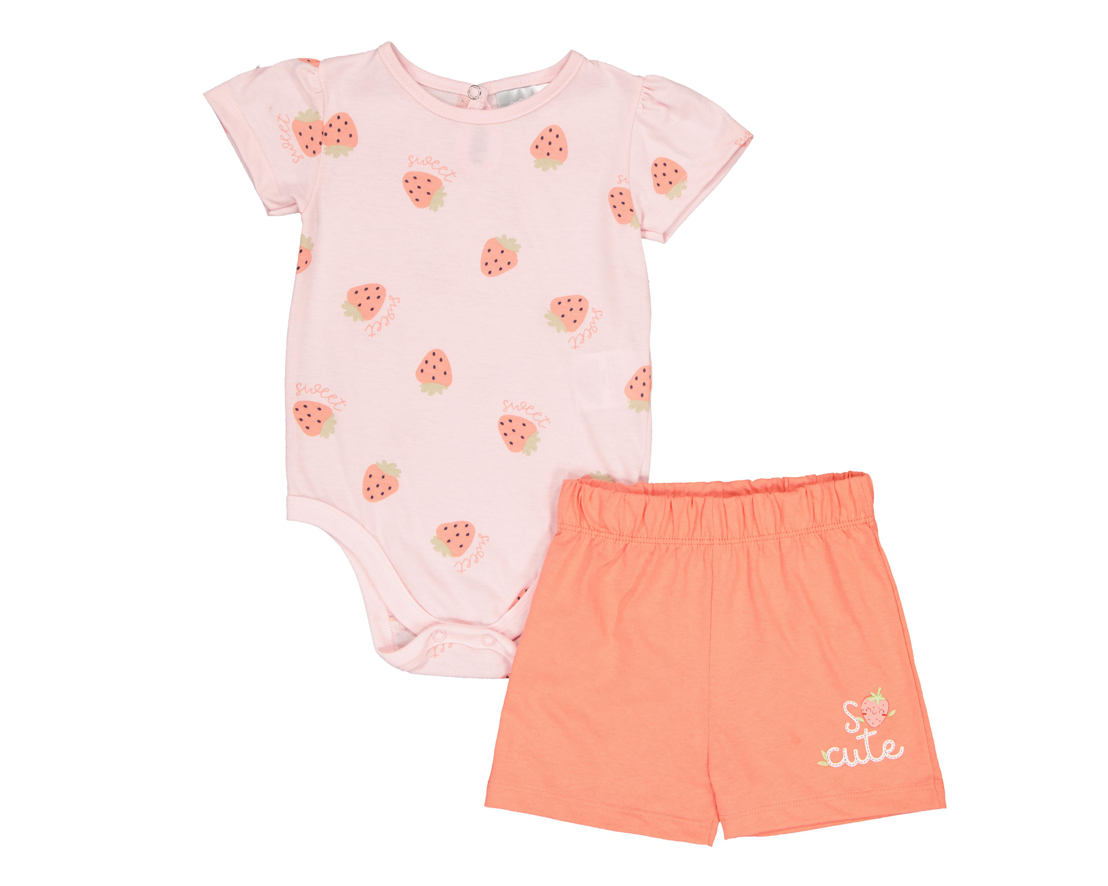 Foto 1 | Pañalero y Short para Bebé Niña Baby Óptima