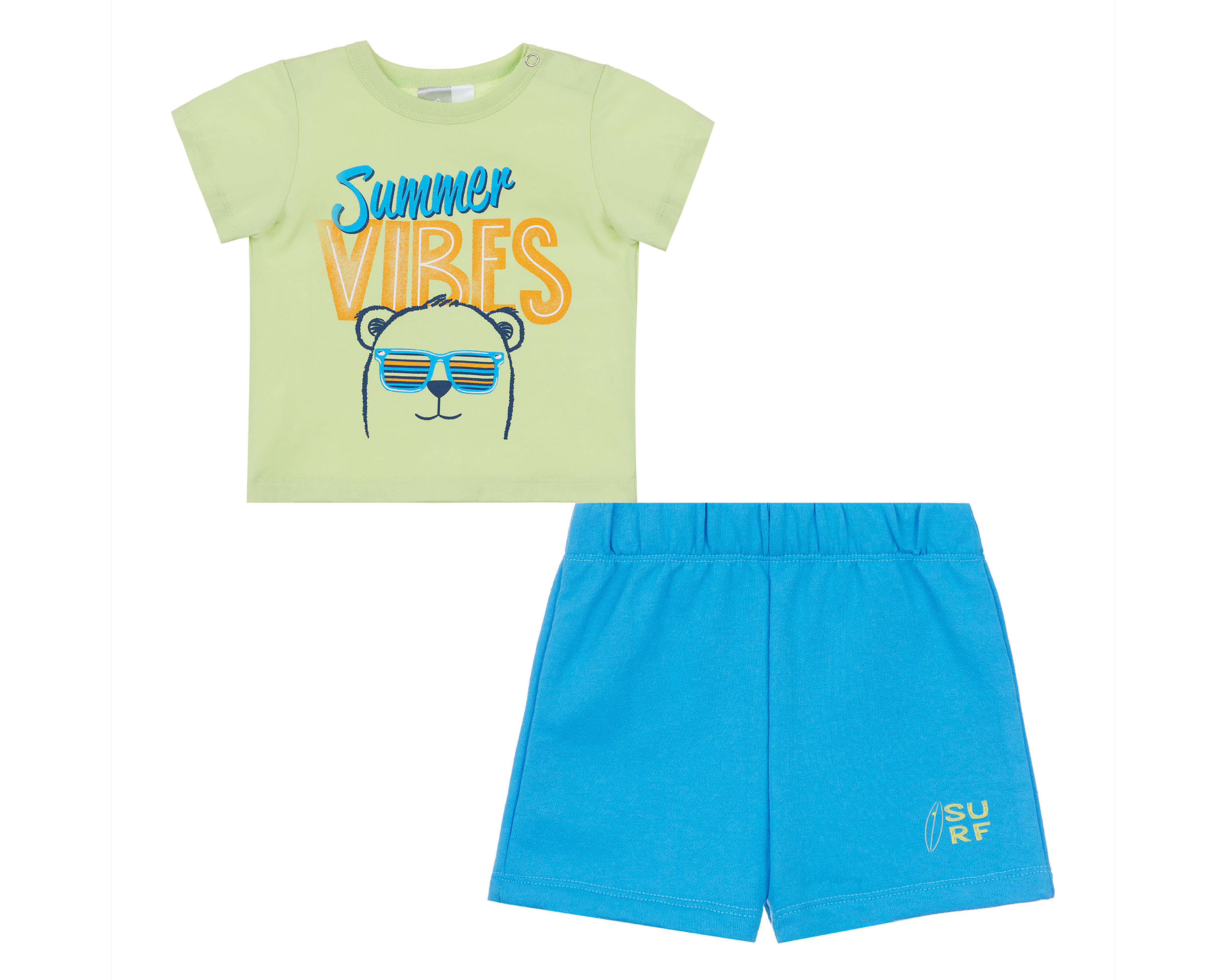 Playera y Short para Bebé Niño Baby Optima