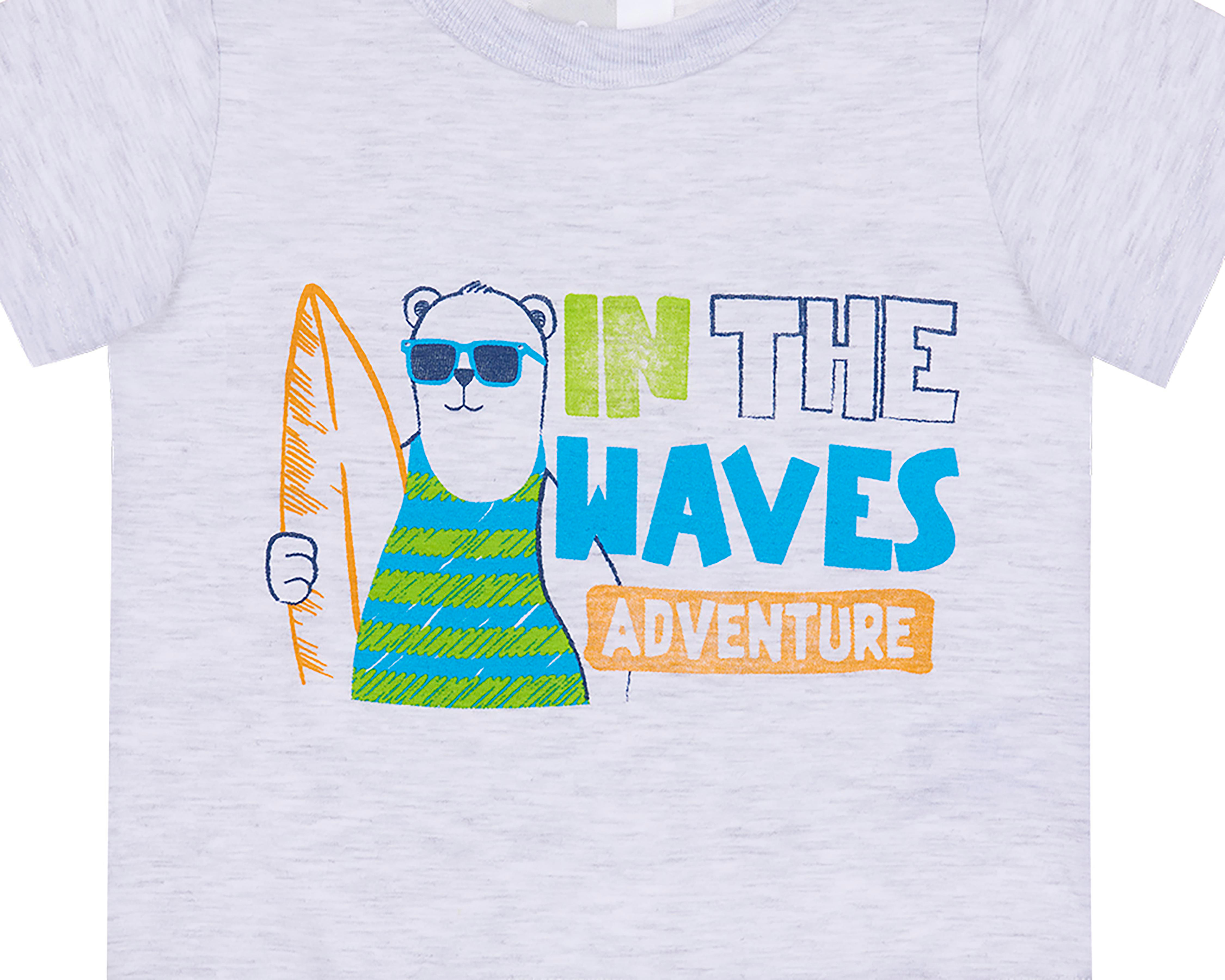Foto 4 pulgar | Playera y Short para Bebé Niño Baby Optima