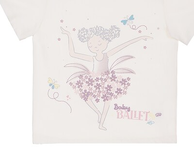 Foto 3 | Playera y Falda para Bebé Niña Baby Optima