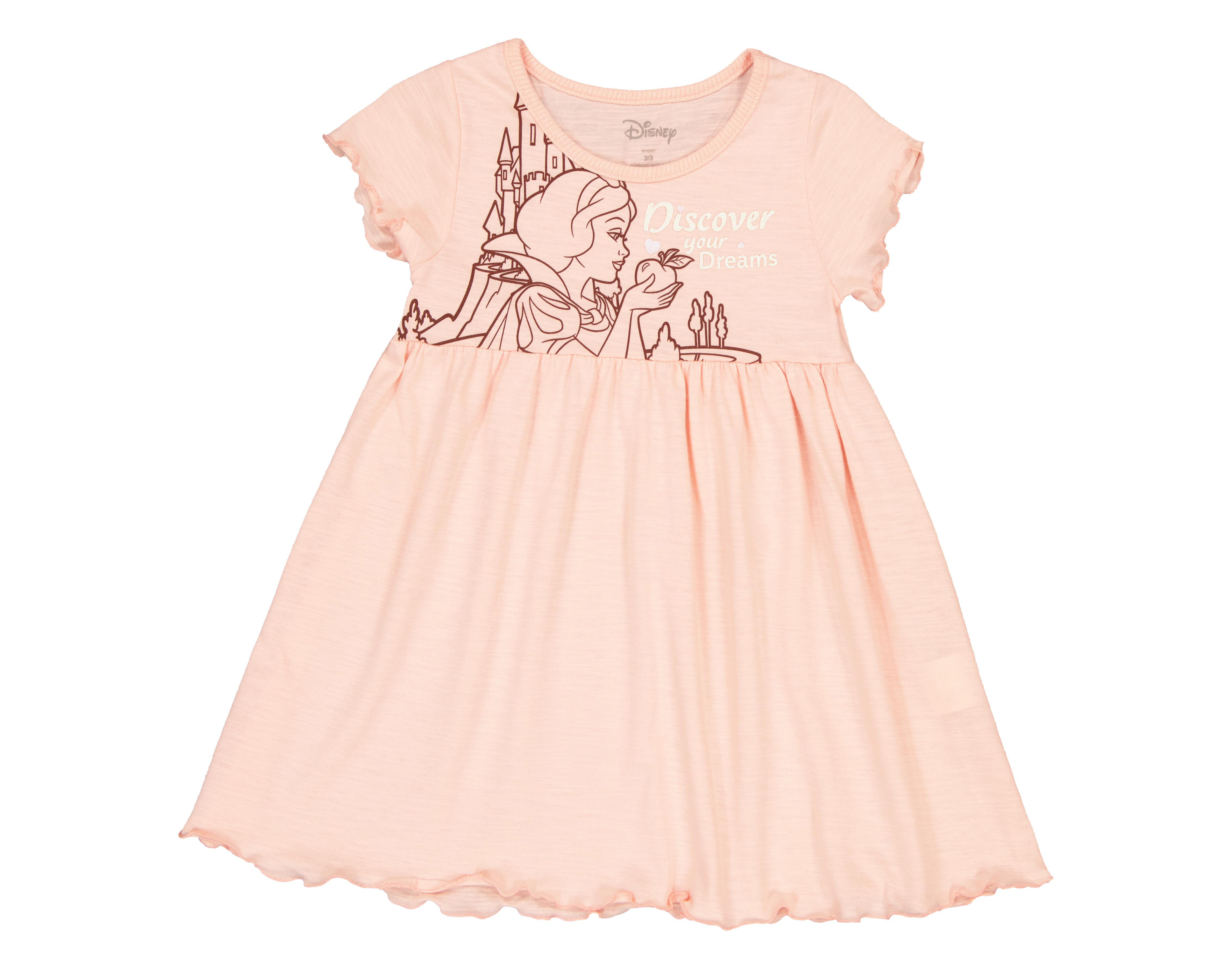 Foto 2 pulgar | Vestido para Bebé Niña Disney de Algodón Estampado
