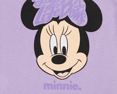 Foto 3 | Playera para Bebé Niña Disney Minnie Mouse de Algodón Lila