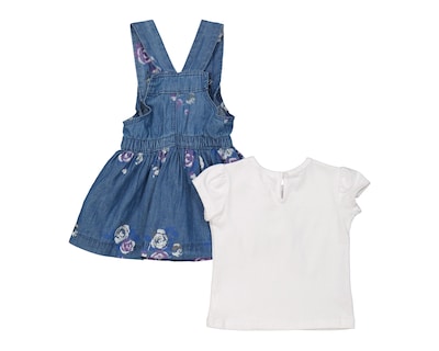 Foto 2 | Vestido para Bebé Niña Baby Colors de Algodón con Playera