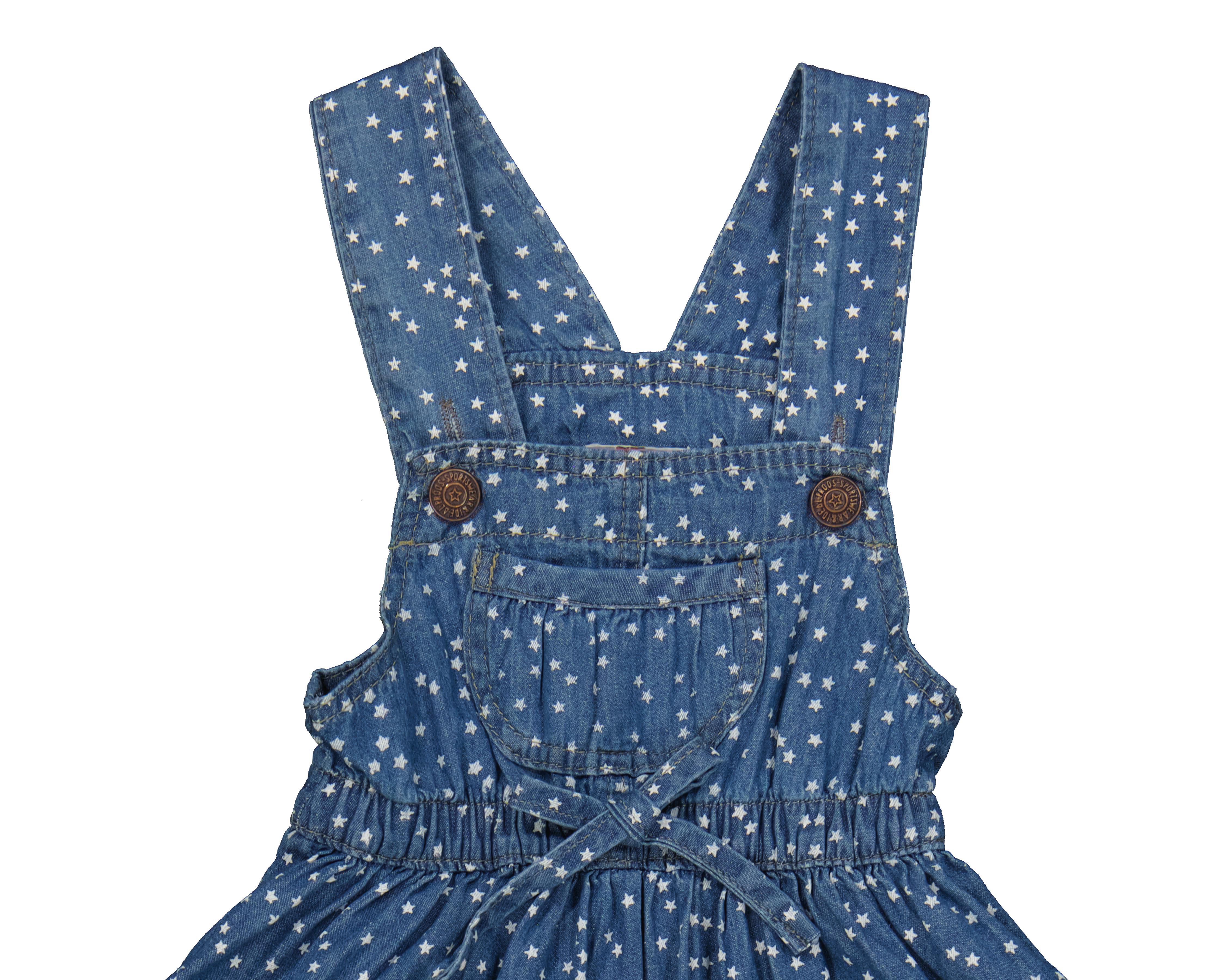 Foto 5 pulgar | Vestido para Bebé Niña Baby Colors de Algodón con Playera
