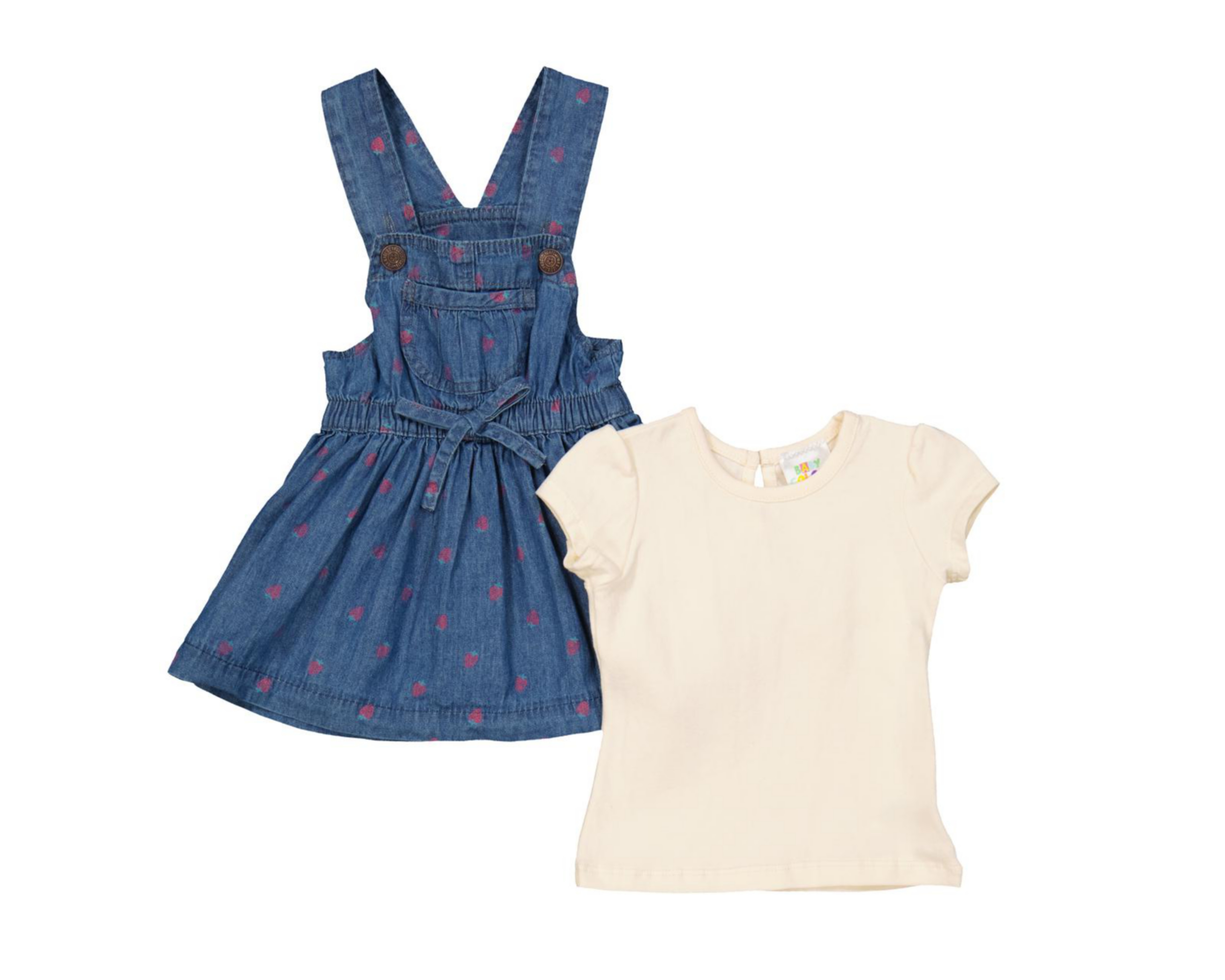 Vestido para Bebé Niña Baby Colors de Algodón con Playera