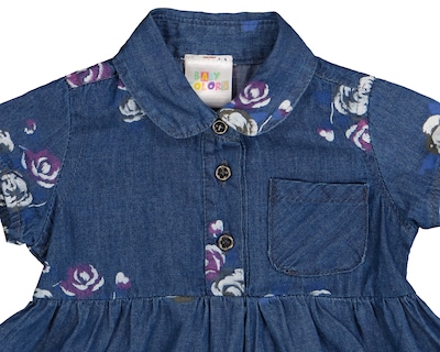 Foto 4 | Vestido con Calzón para Bebé Niña Baby Colors de Algodón 2 Piezas
