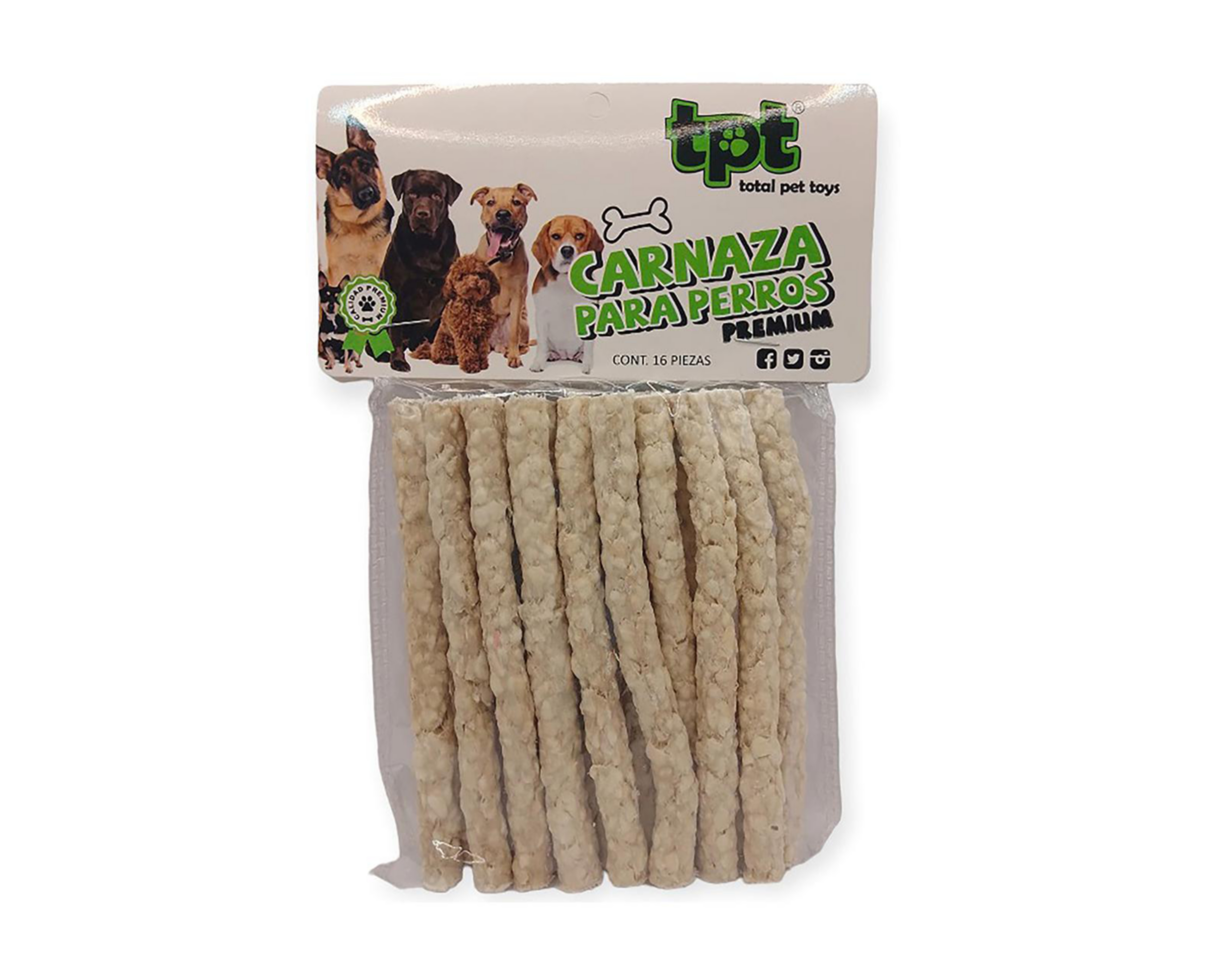 Carnaza Total Pet Toys 16 Piezas $49