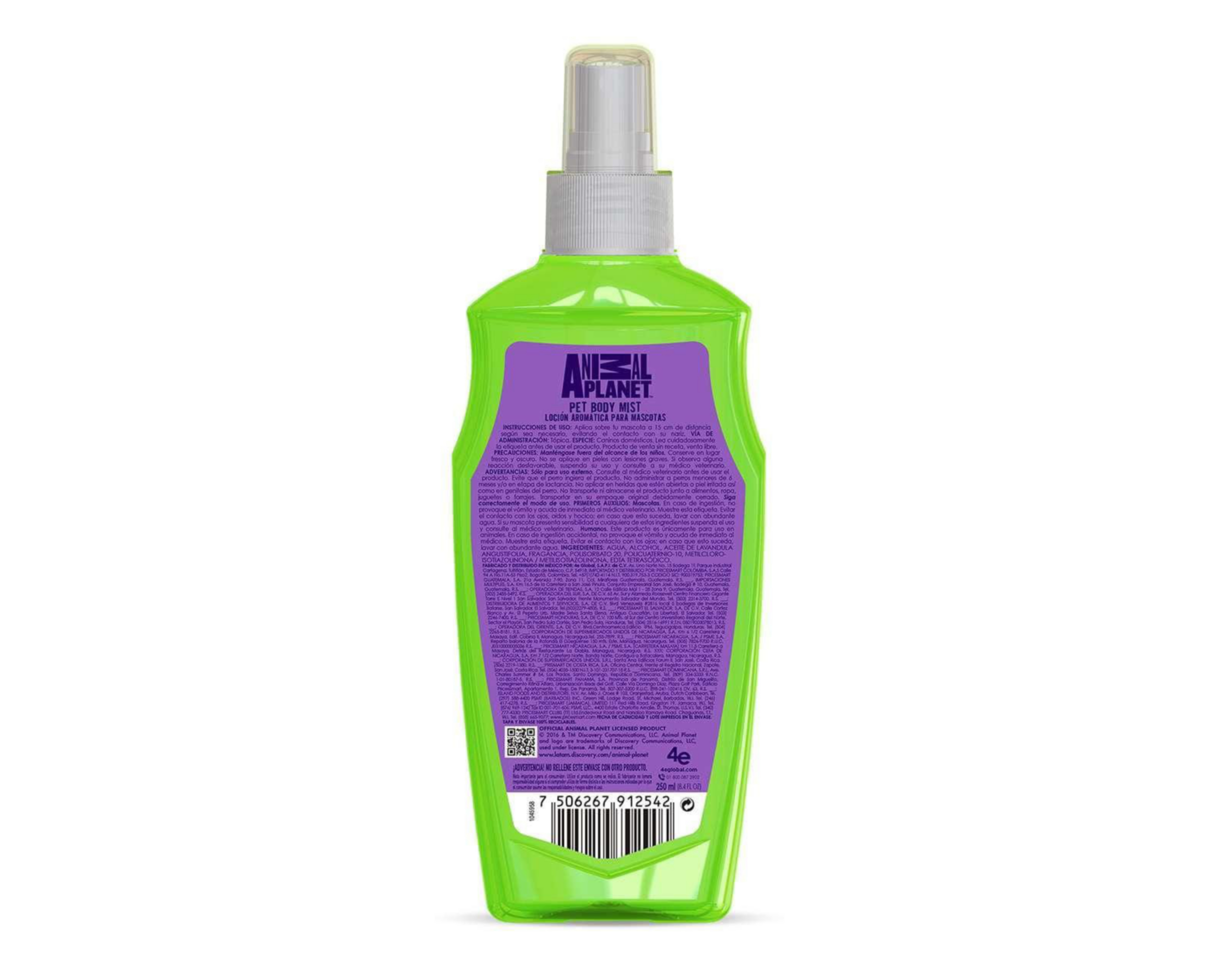 Foto 3 pulgar | Loción para Mascotas Animal Planet Lavanda y Vainilla 250 ml