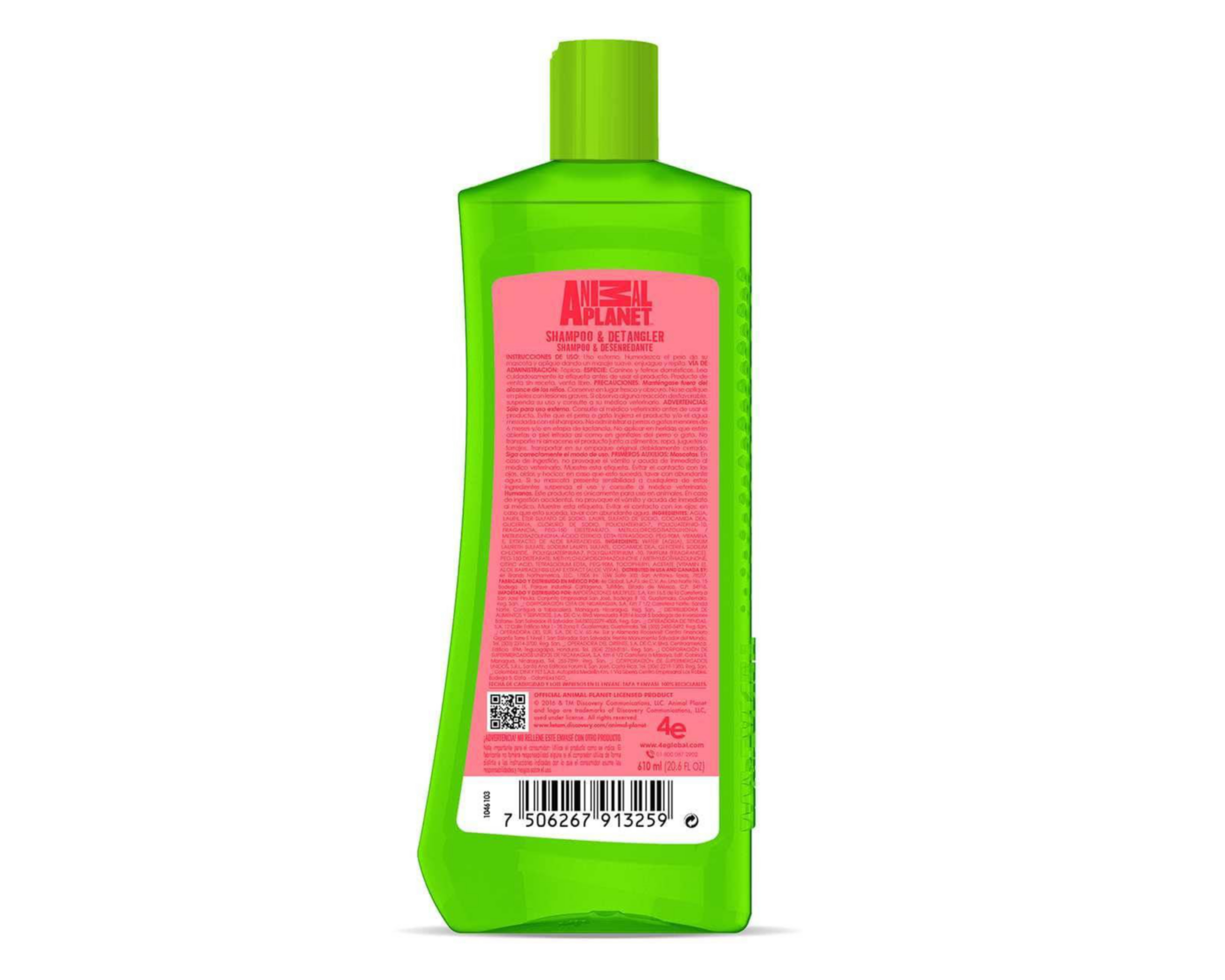 Foto 2 | Shampoo y Desenredante para Perro Animal Planet Pelo Suave y Sedoso 610 ml