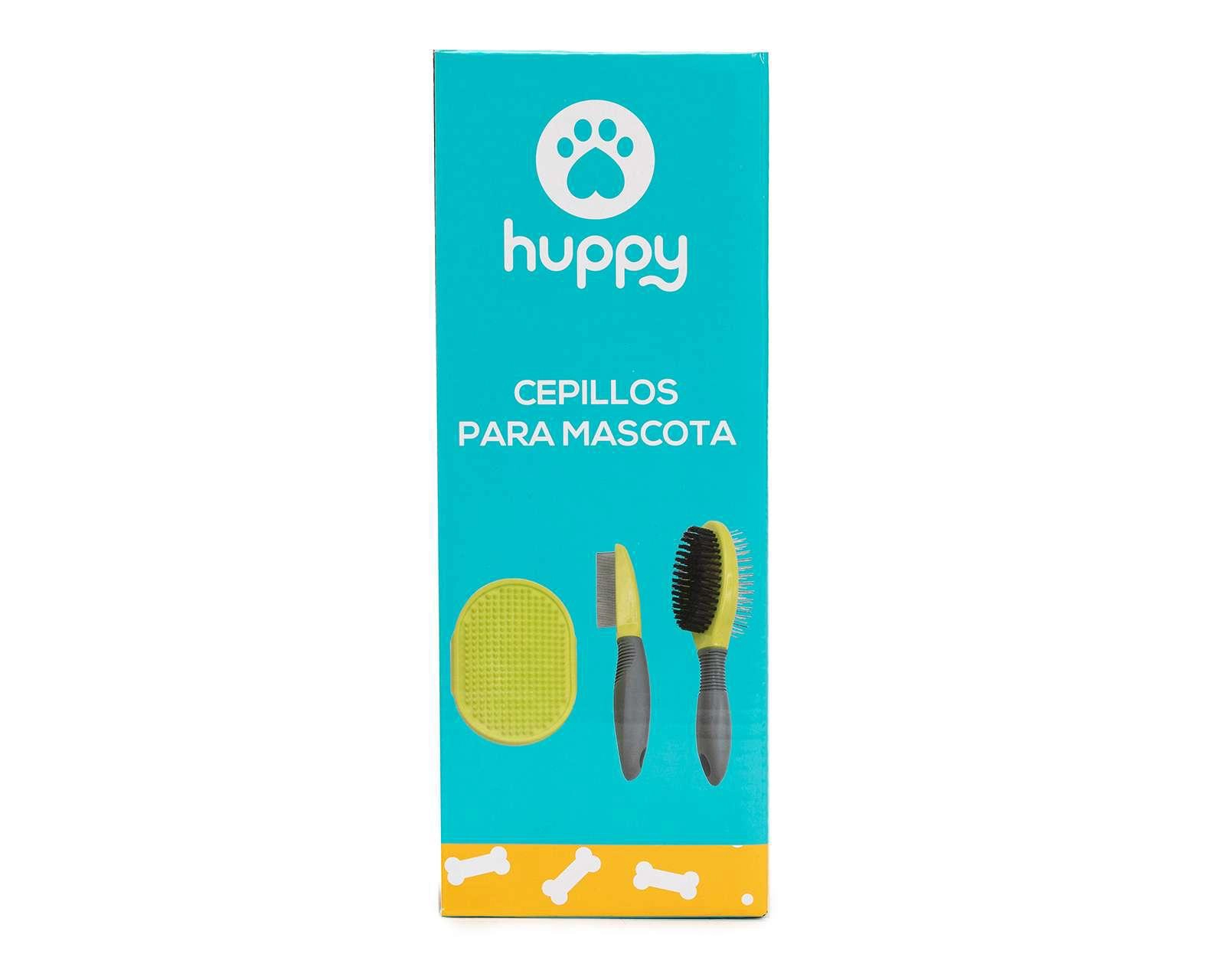 Cepillos para Mascota Huppy 3 Piezas