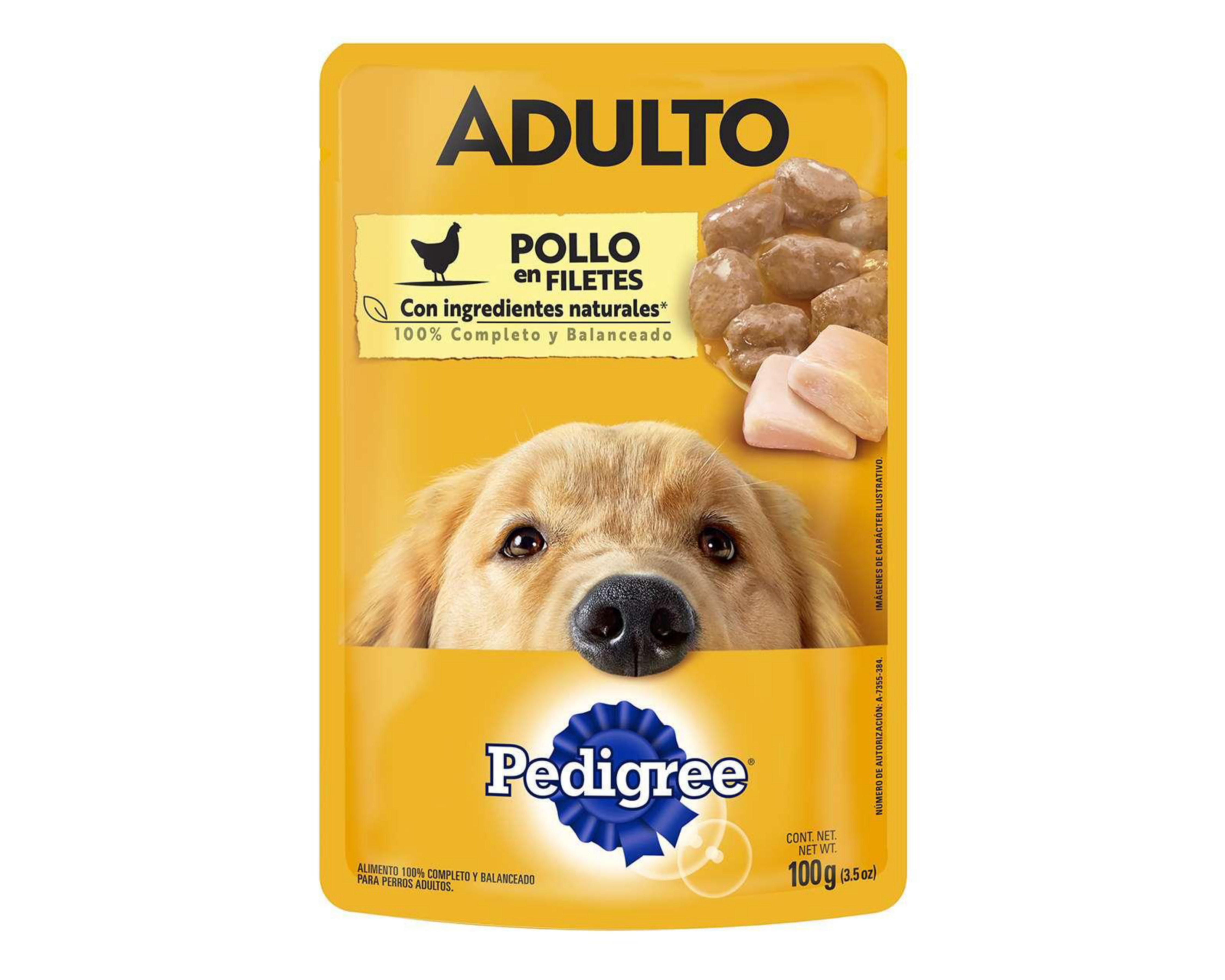 Foto 2 pulgar | Alimento para Perro Pedigree Adulto 100 g