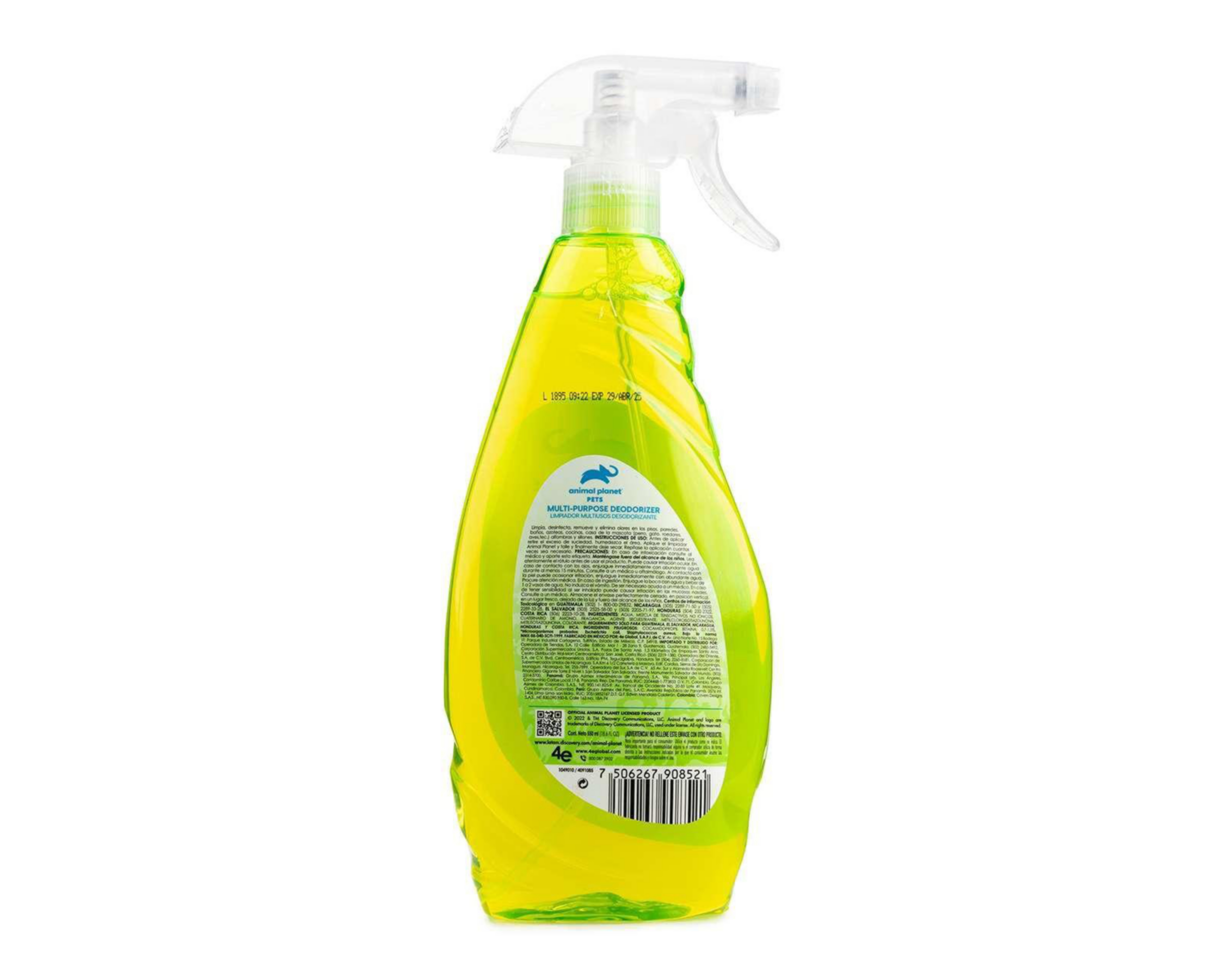 Foto 3 pulgar | Limpiador Multiusos Animal Planet 550 ml