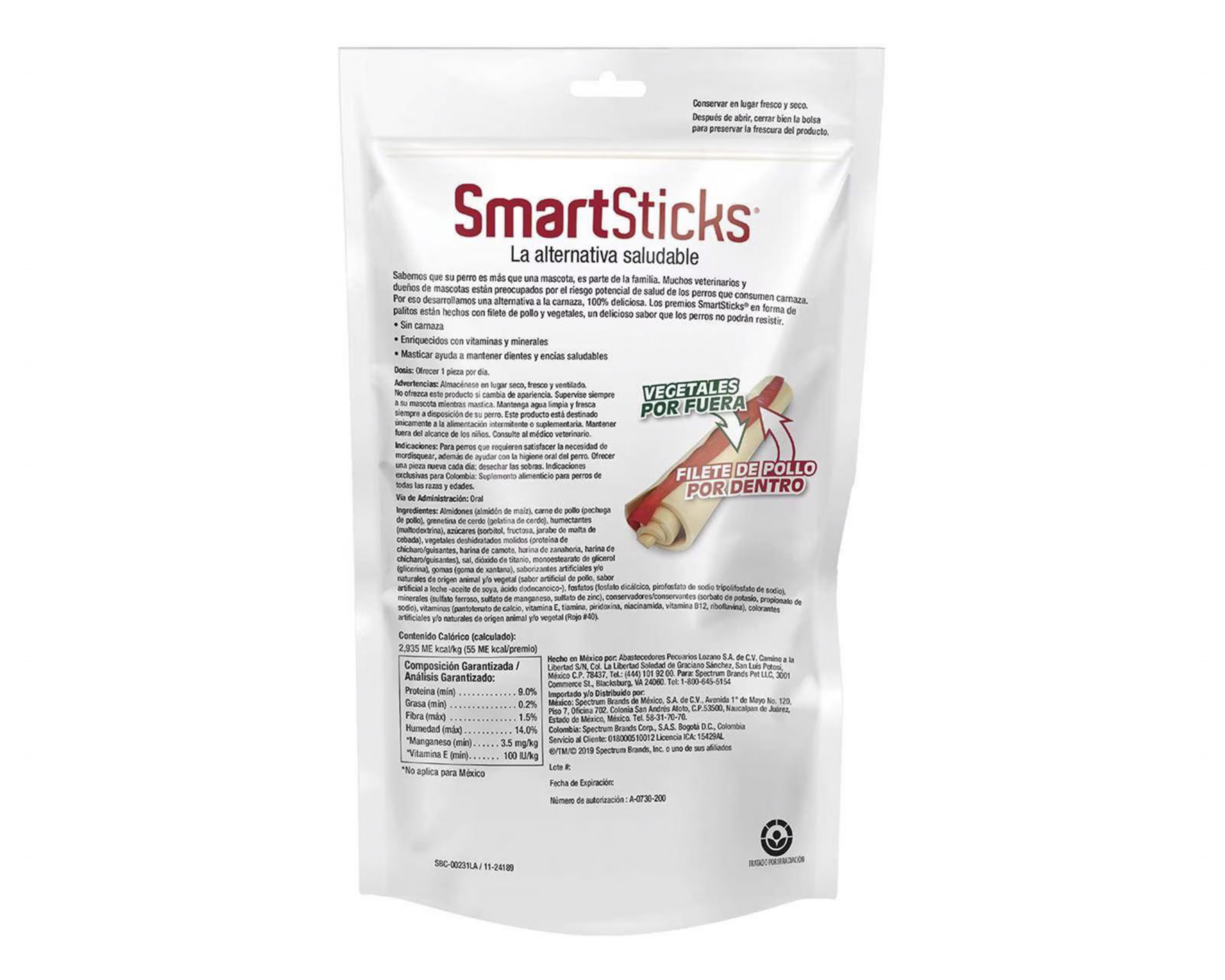 Foto 3 pulgar | Premios para Perro Smartbones Dientes Sanos 92 g