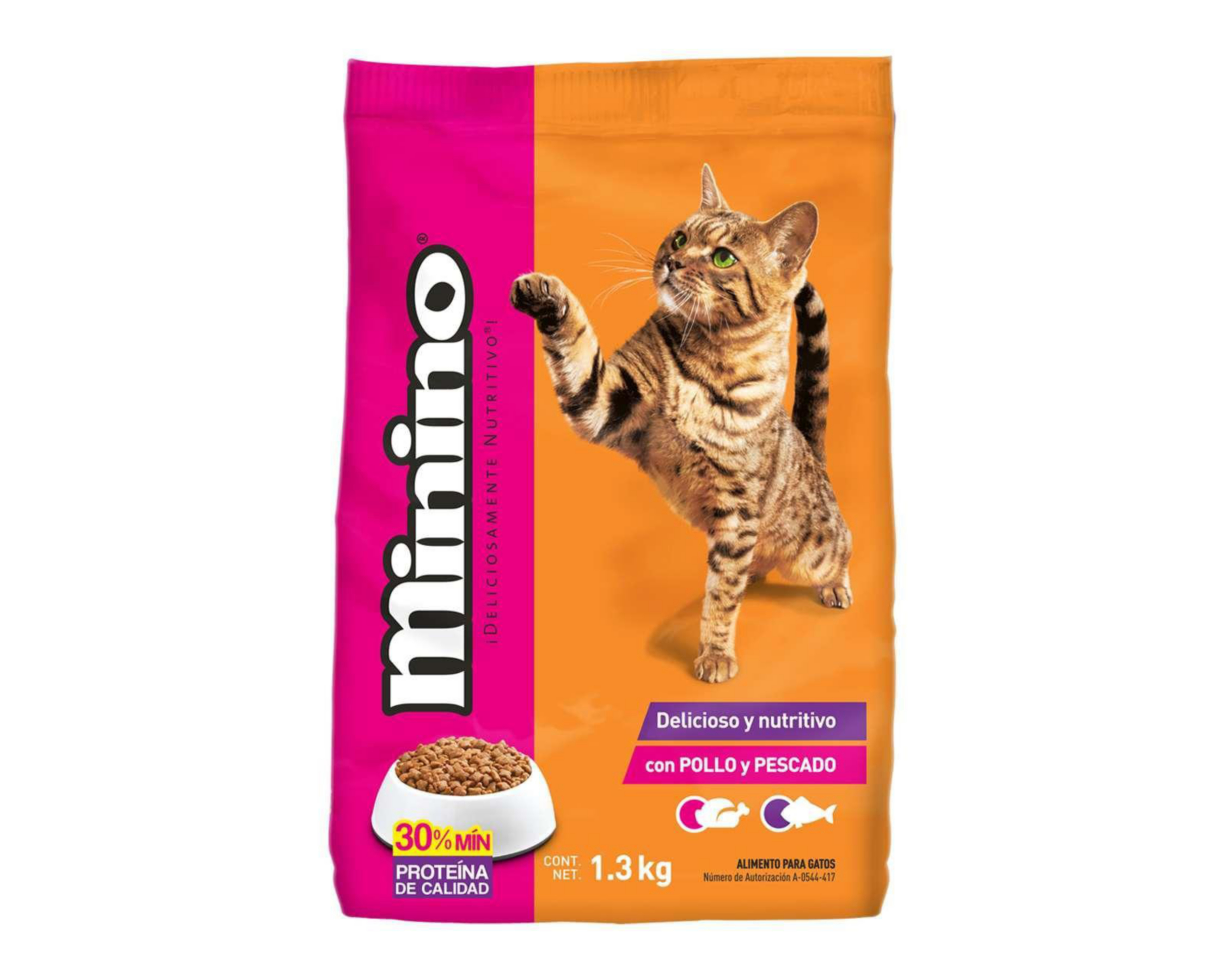 Alimento para Gato Minino 1.3 kg $99