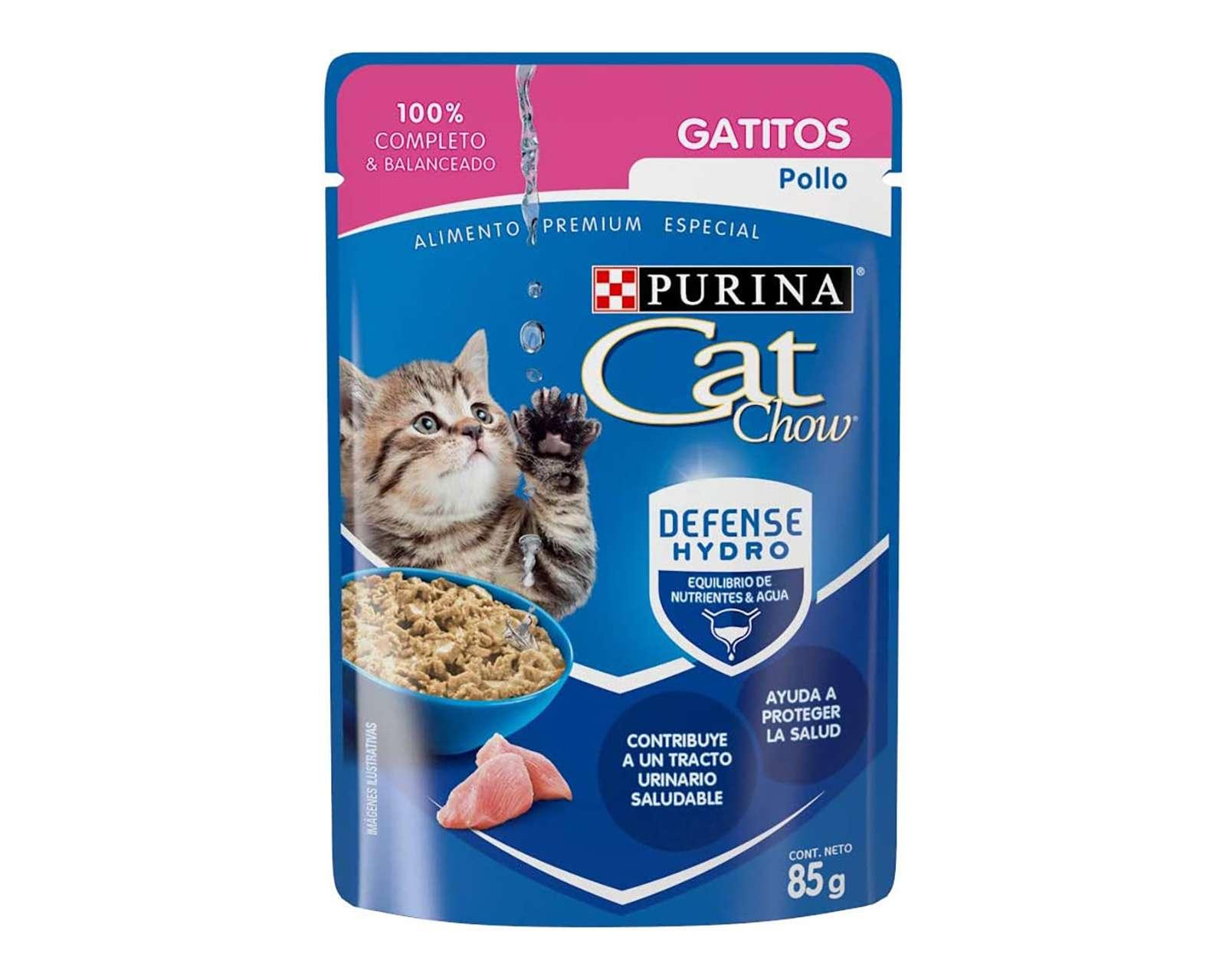 Foto 3 pulgar | Alimento para Gato Purina Cat Chow Cachorro 24 Sobres