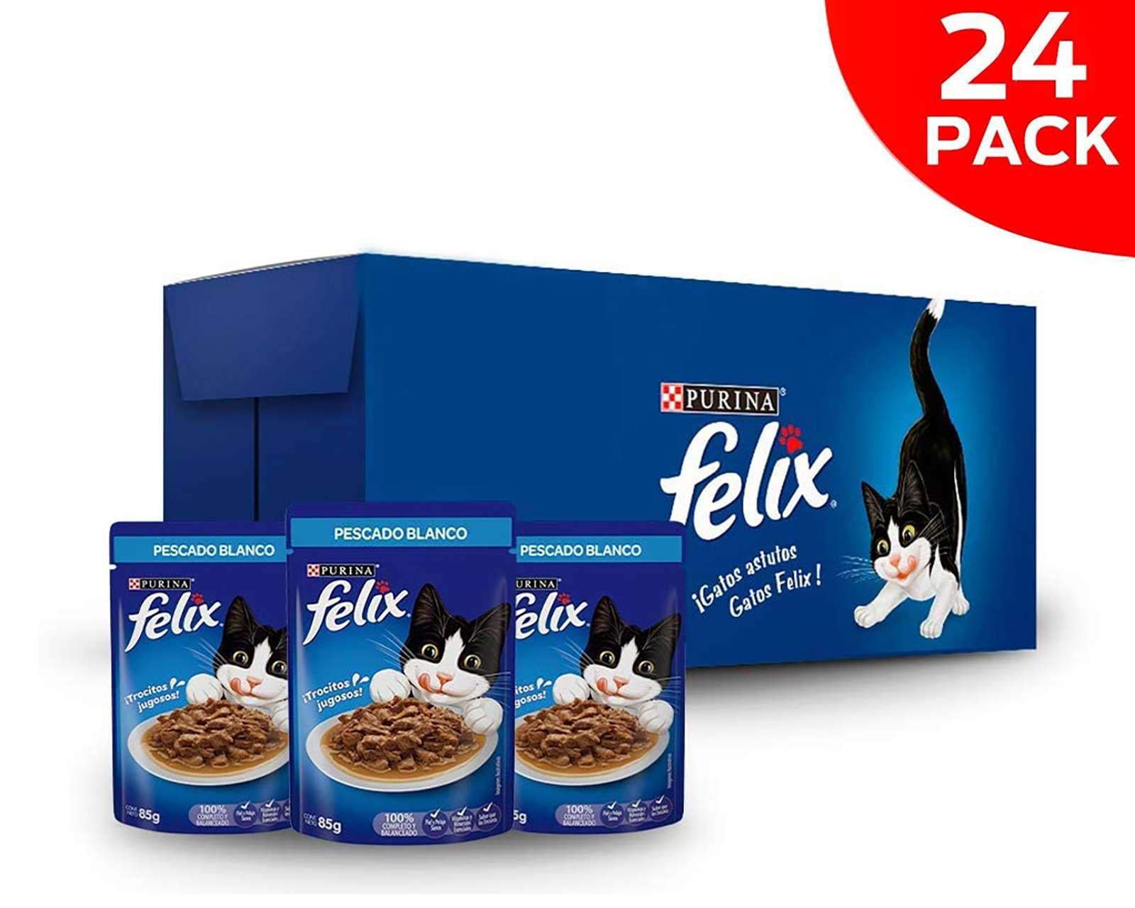 Foto 2 pulgar | Alimento para Gato Purina Felix 24 Sobres