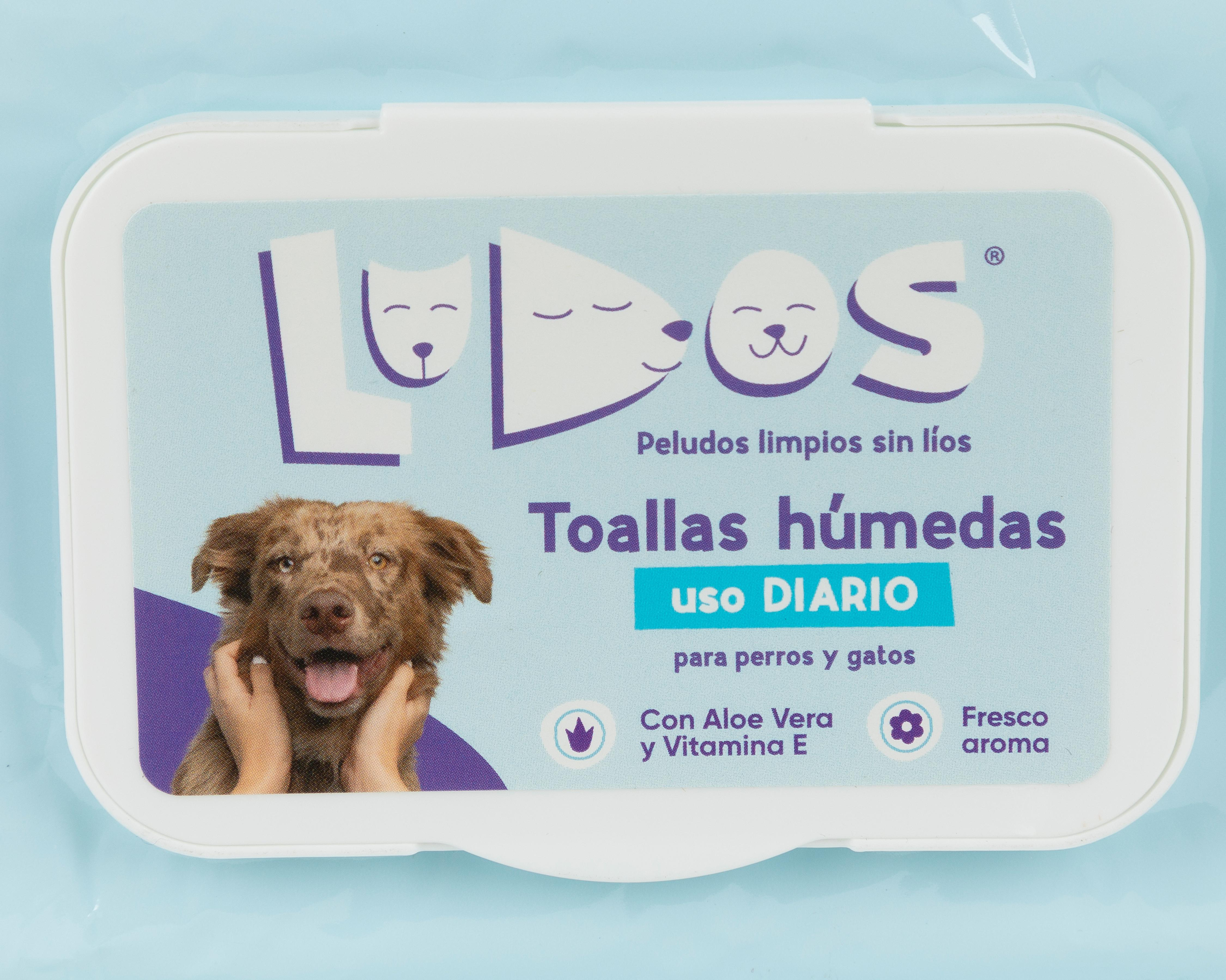 Foto 4 pulgar | Toallas Húmedas Ludos para Perros y Gatos 80 Piezas