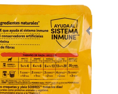 Foto 3 | Alimento para Perro Pedigree Adulto 100 g