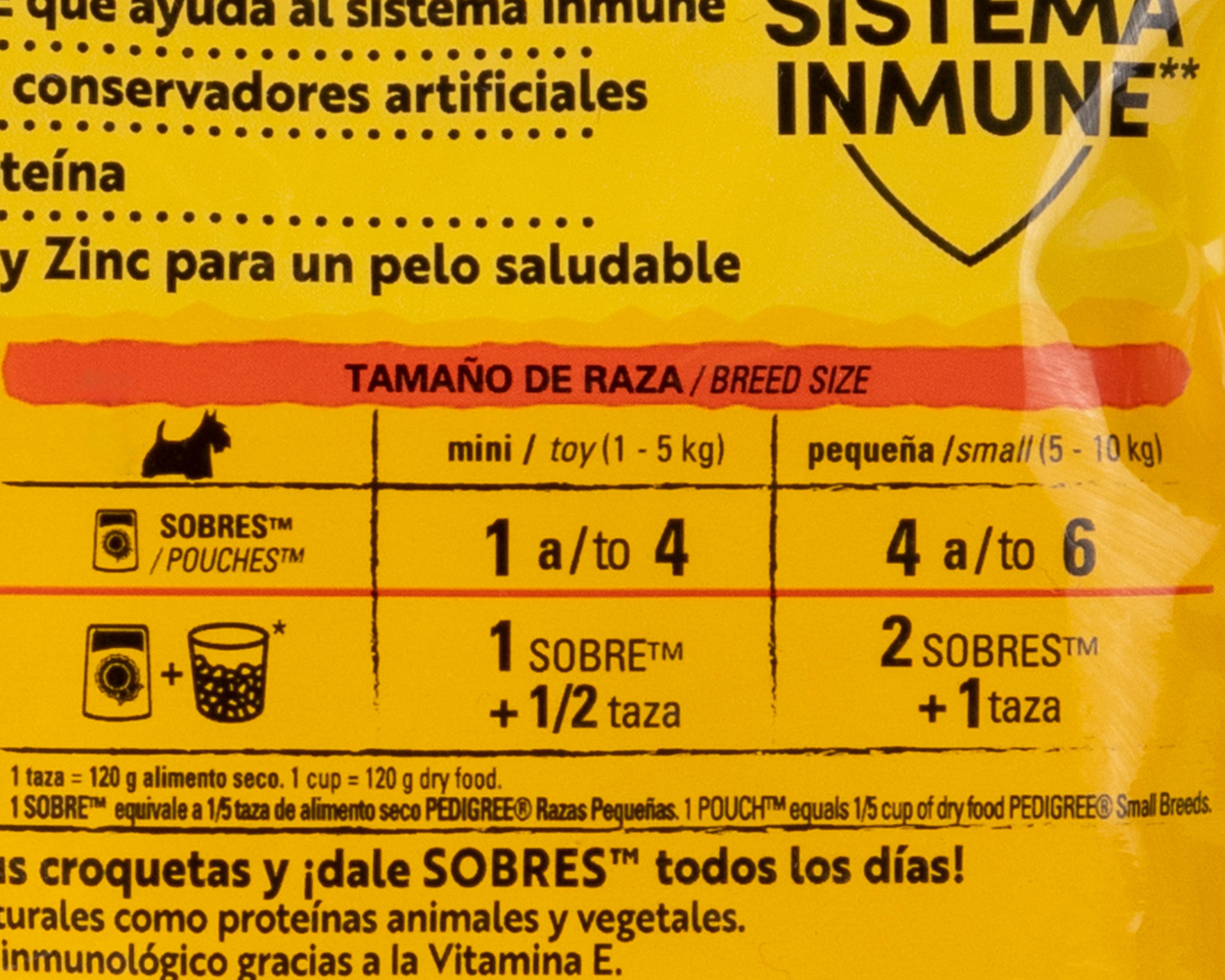 Foto 3 | Alimento para Perro Pedigree Raza Pequeña 100 g