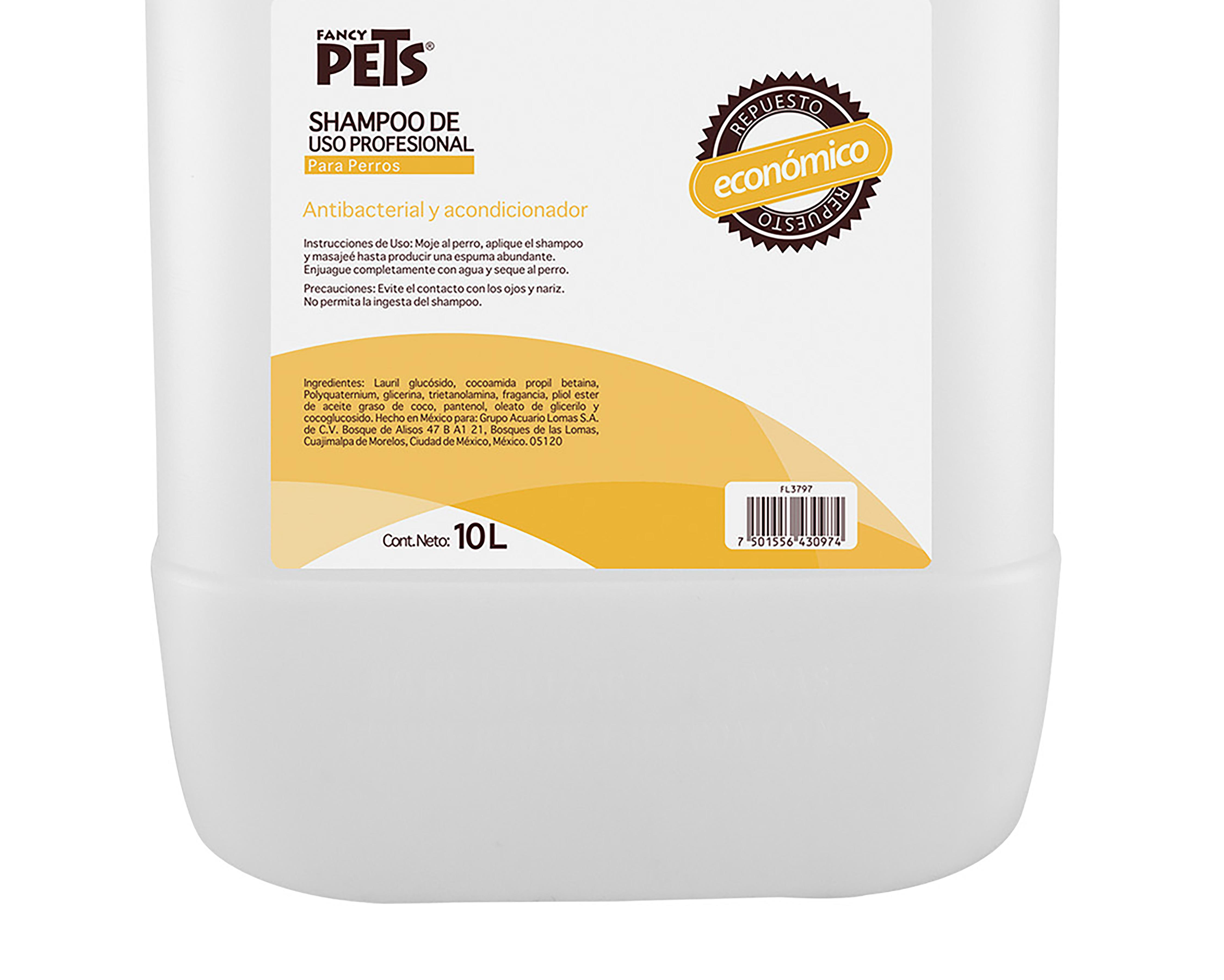 Foto 4 pulgar | Shampoo para Perros Fancy Pets Antibacterial y Acondicionador 10 l