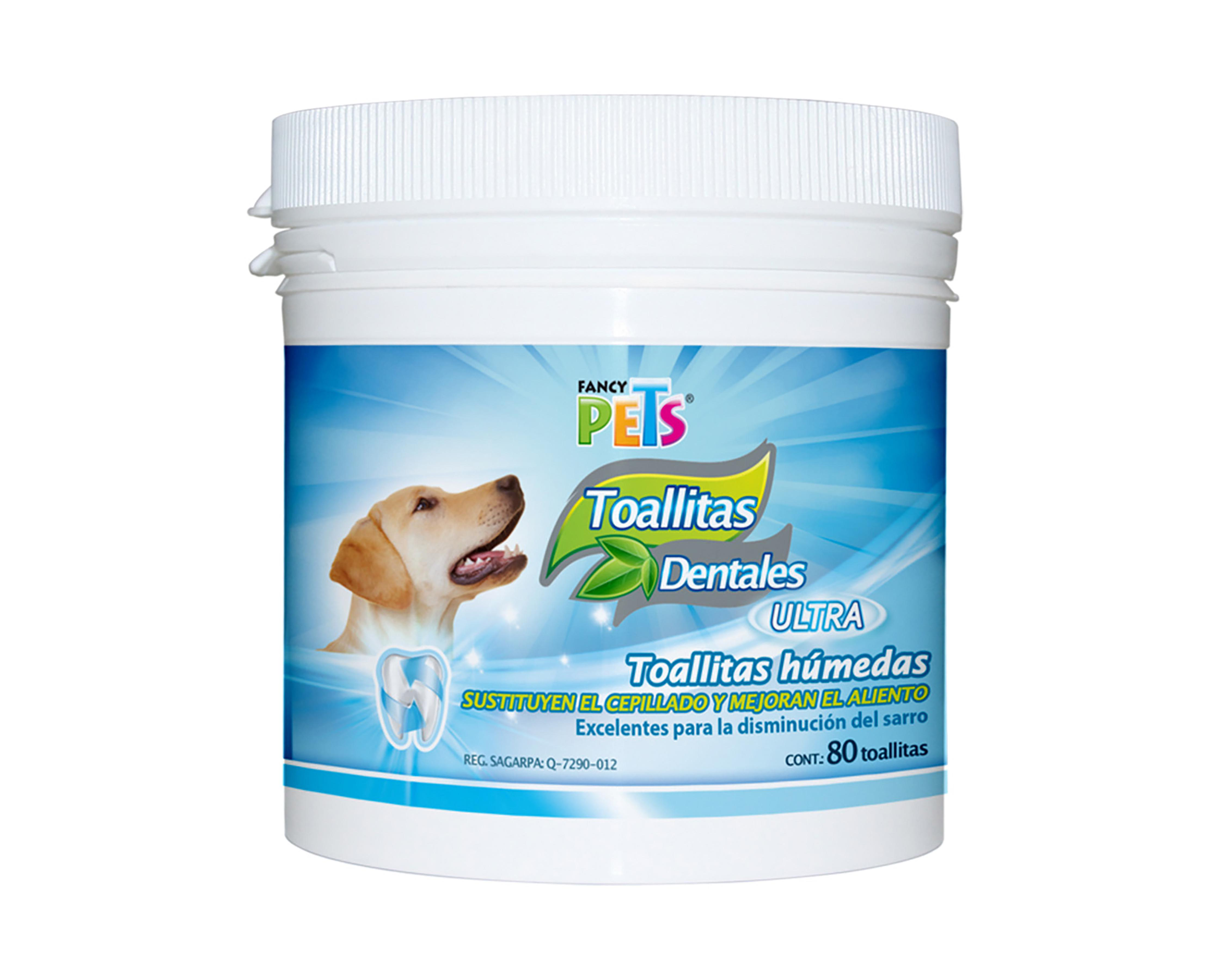 Toallitas Húmedas Dentales Fancy Pets Antisarro 80 Piezas