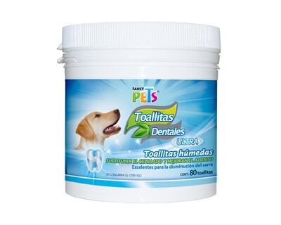 Foto 1 | Toallitas Húmedas Dentales Fancy Pets Antisarro 80 Piezas