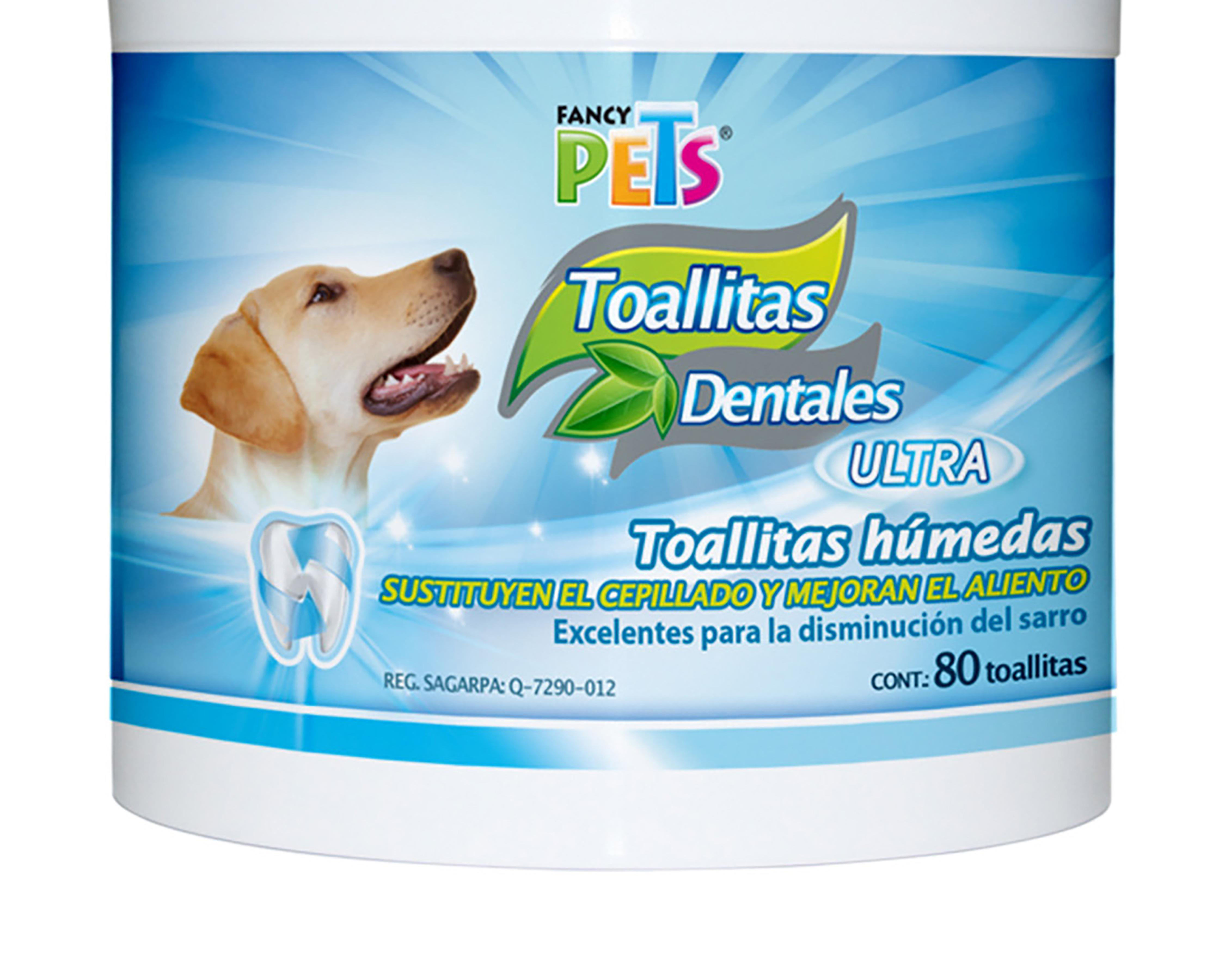 Foto 4 pulgar | Toallitas Húmedas Dentales Fancy Pets Antisarro 80 Piezas