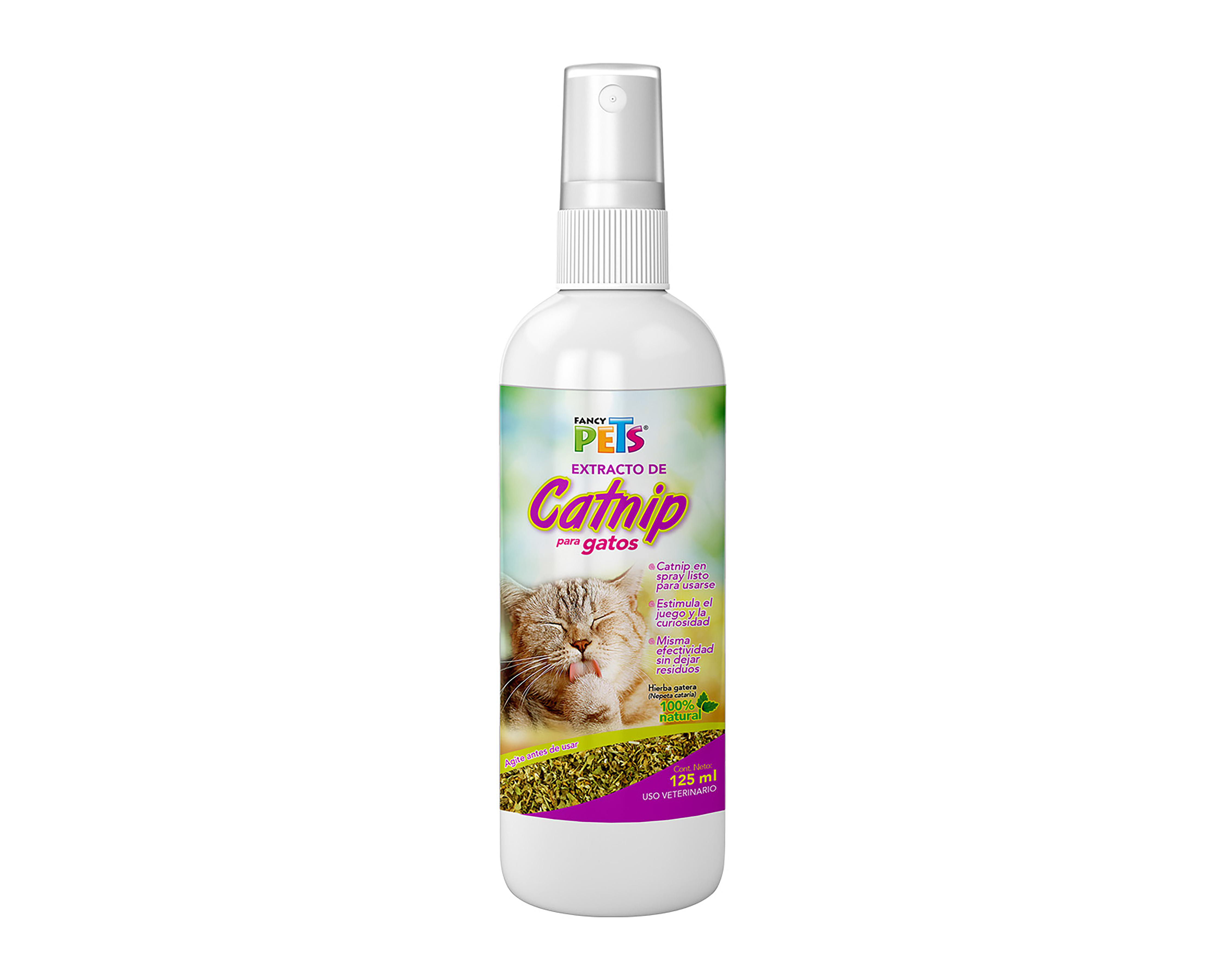 Foto 2 pulgar | Catnip en Spray para Gato Fancy Pets 125 ml