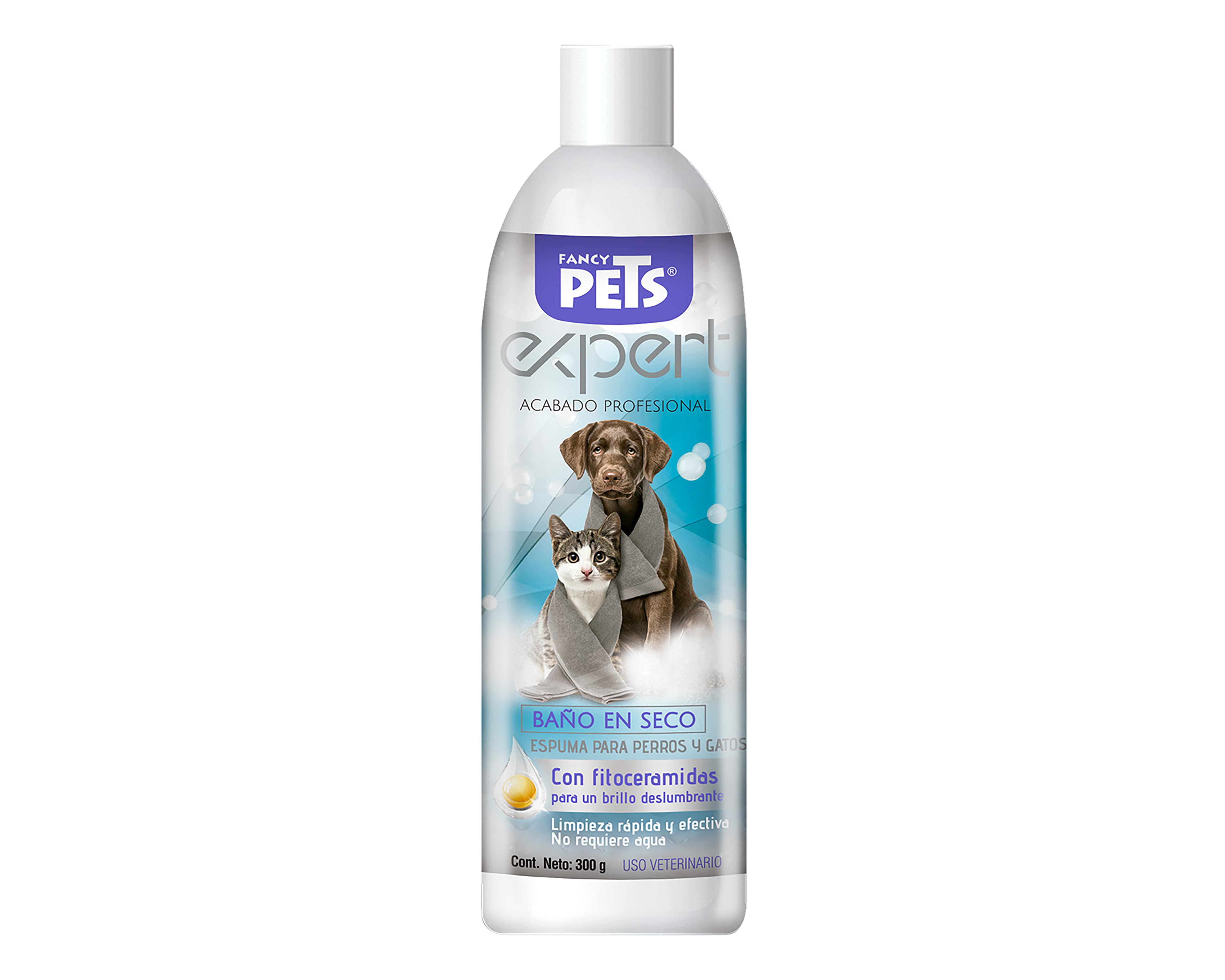 Foto 2 pulgar | Espuma de Baño en Seco para Perros y Gatos Fancy Pets 300g