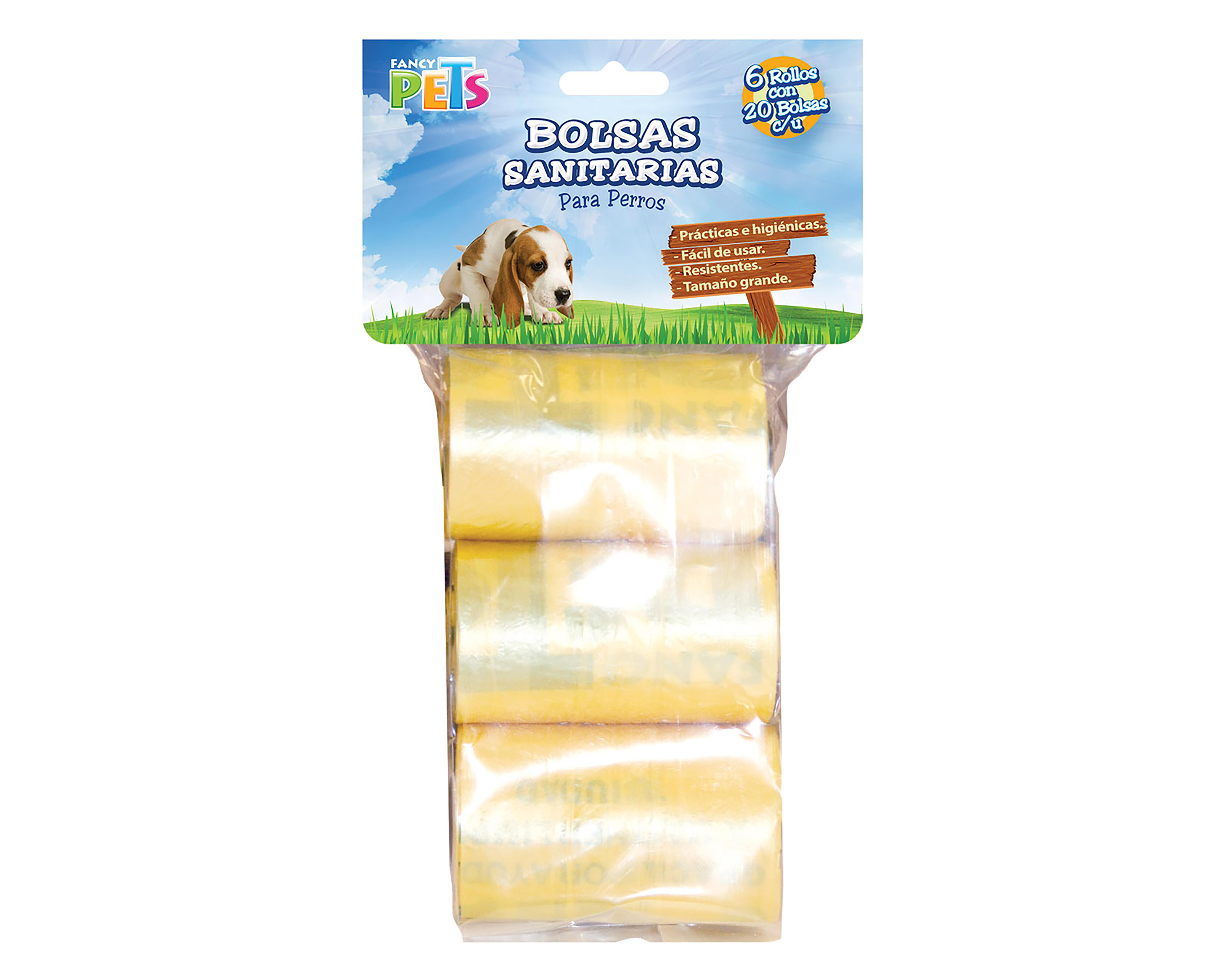Bolsas para Desechos de Mascota Fancy Pets 120 Piezas $50