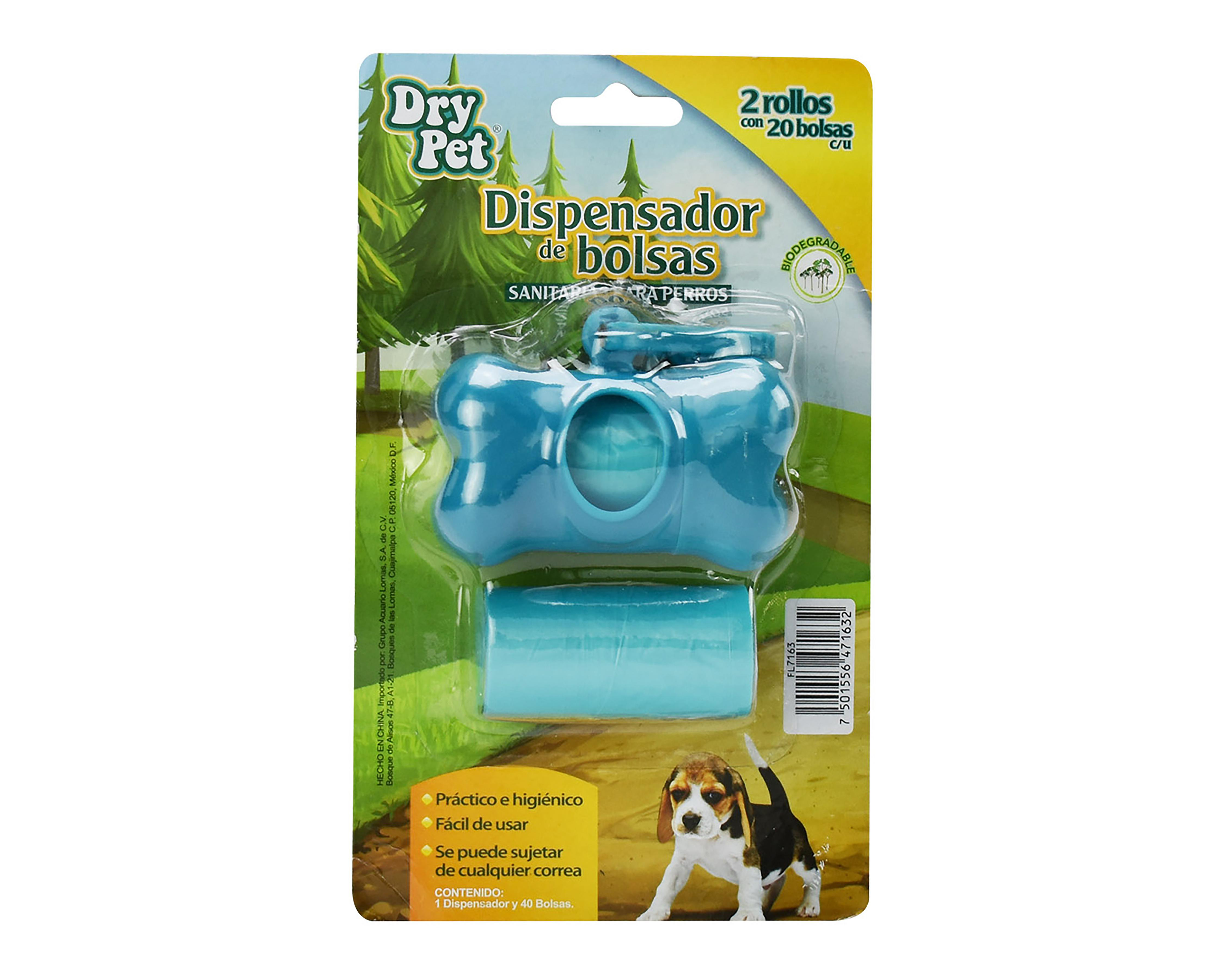 Dispensador de Bolsas Sanitarias Fancy Pets para Perro $42