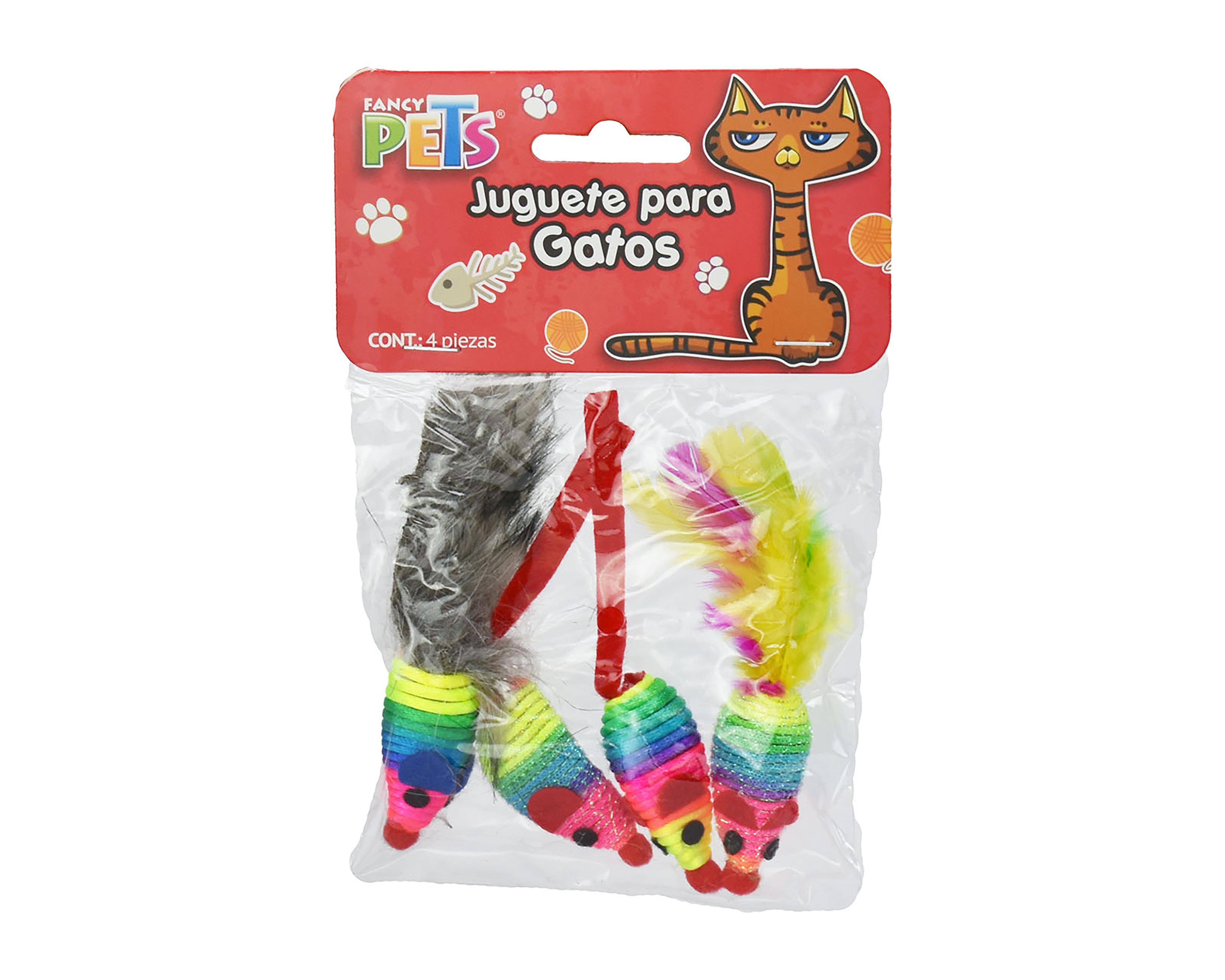 Juguete Fancy Pets para Mascota 4 Piezas