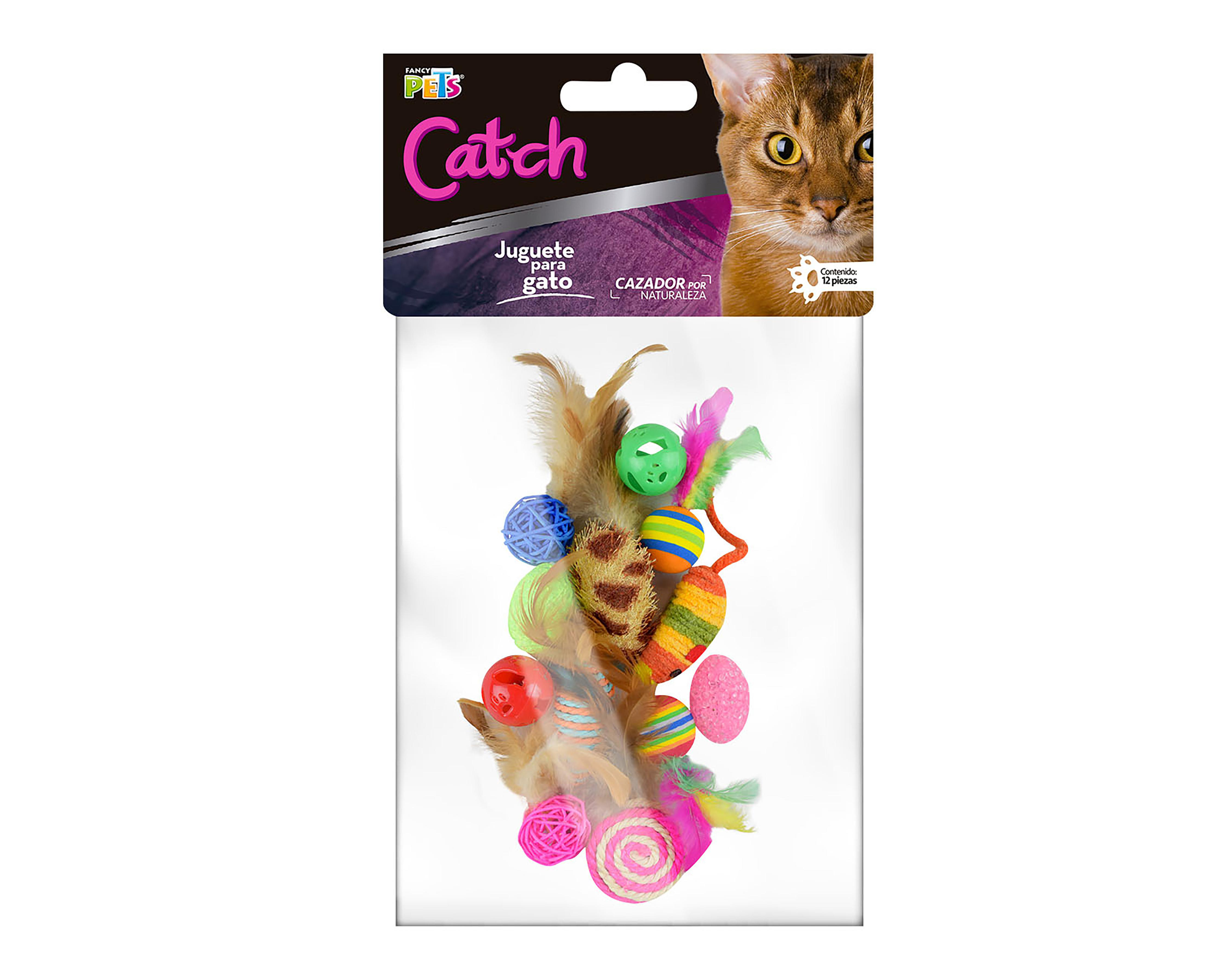 Foto 2 pulgar | Juguetes para Gato Fancy Pets 12 Piezas